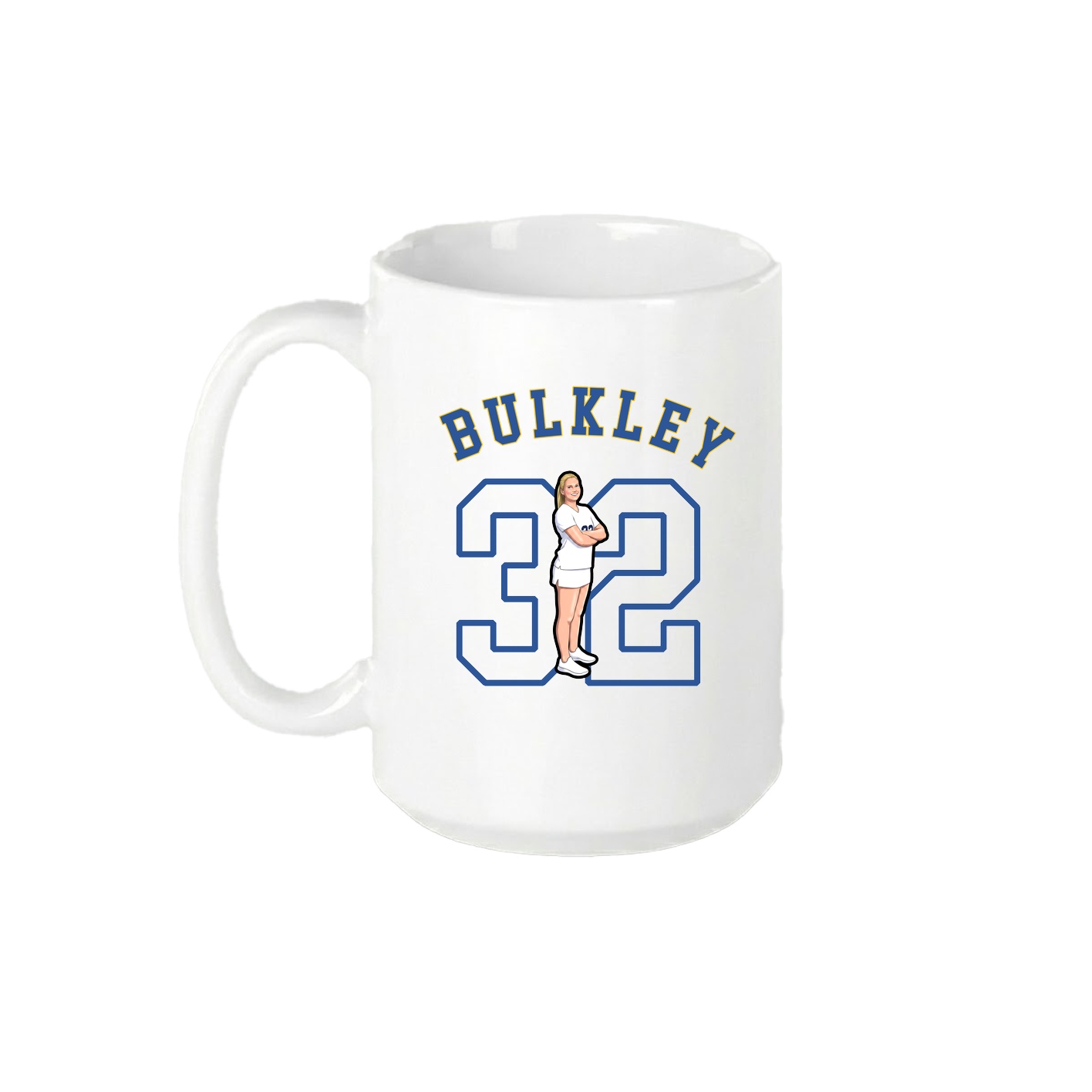 15oz Coffee Mug — Shirsey Arch in White