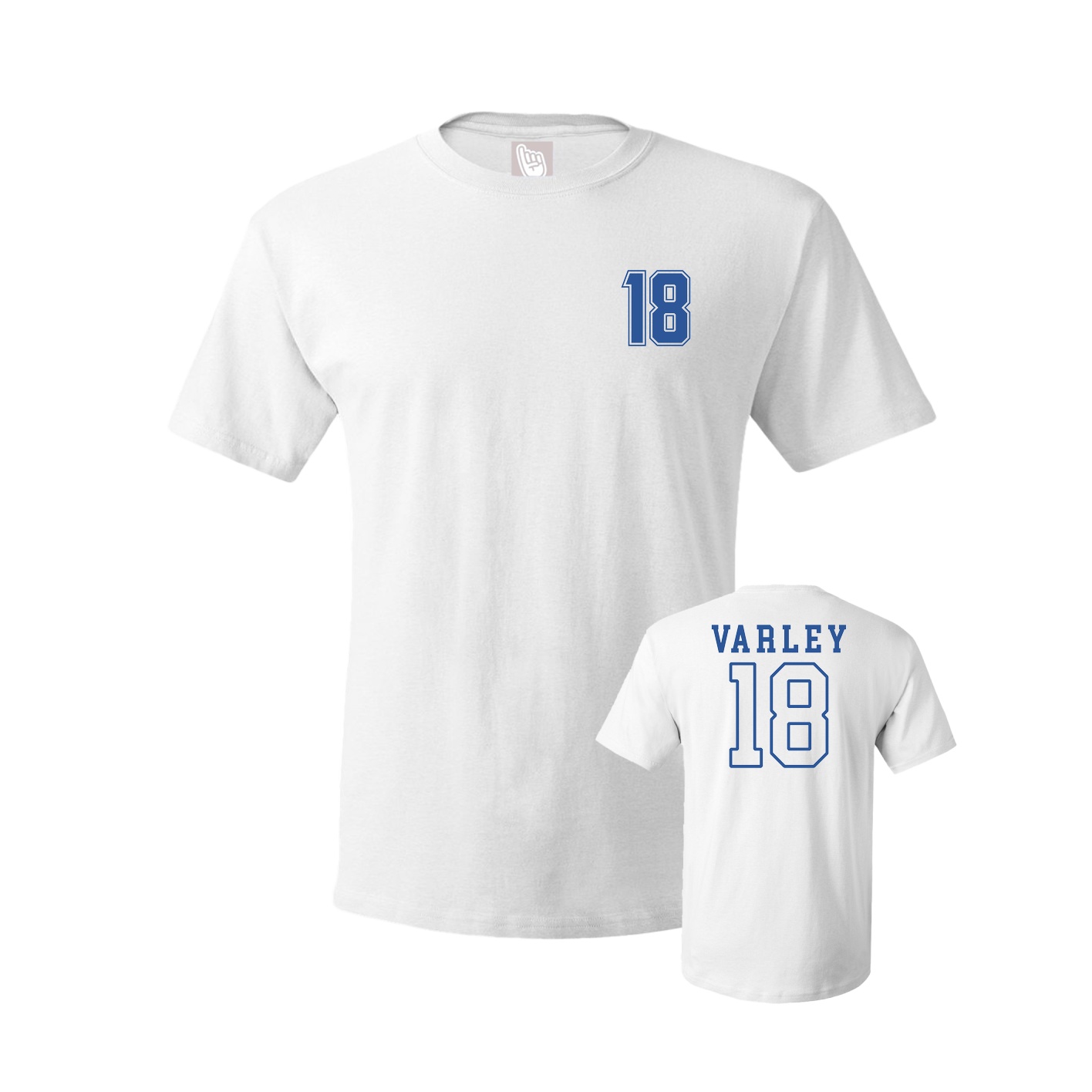 Youth Tee — Chest Back in White