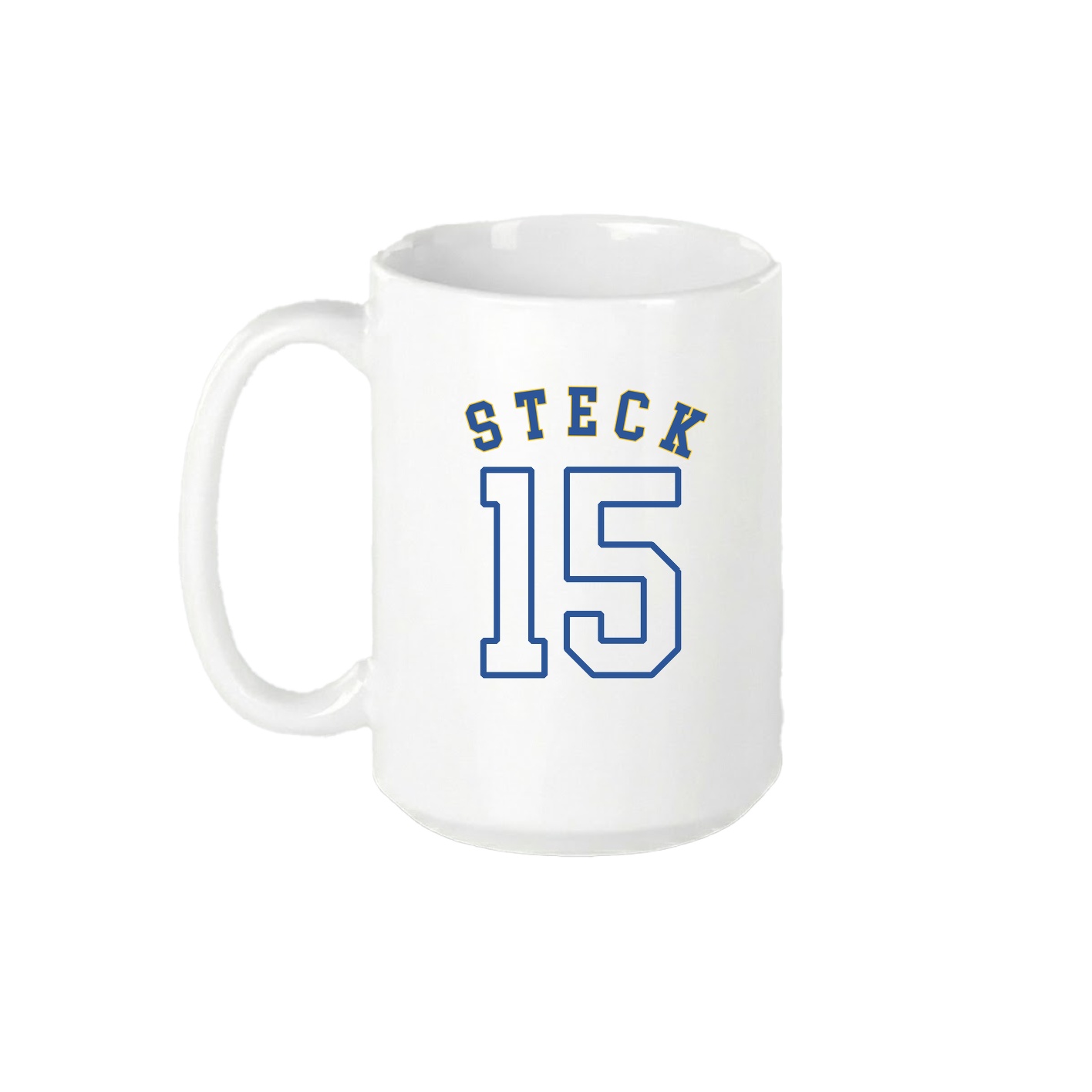 15oz Coffee Mug — Shirsey Arch in White