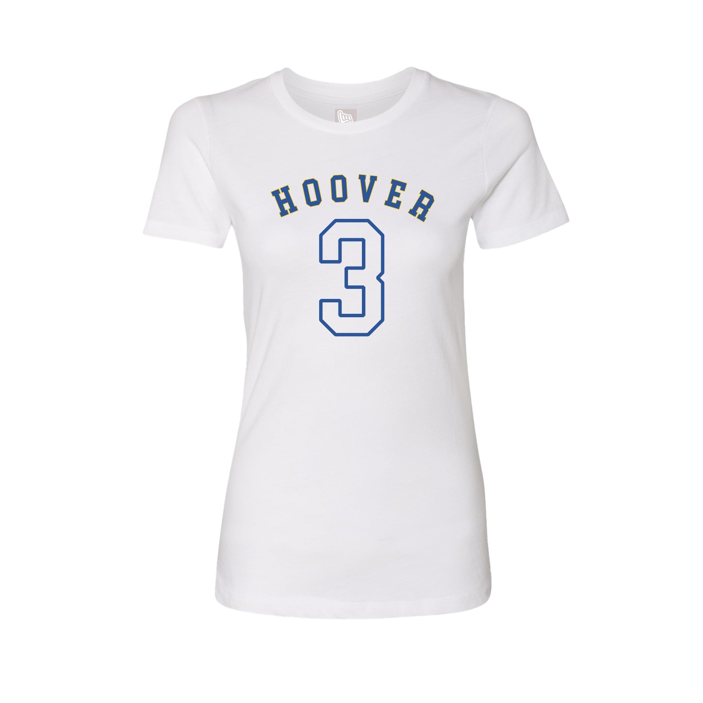 Fitted Women's Tee — Shirsey Arch in White