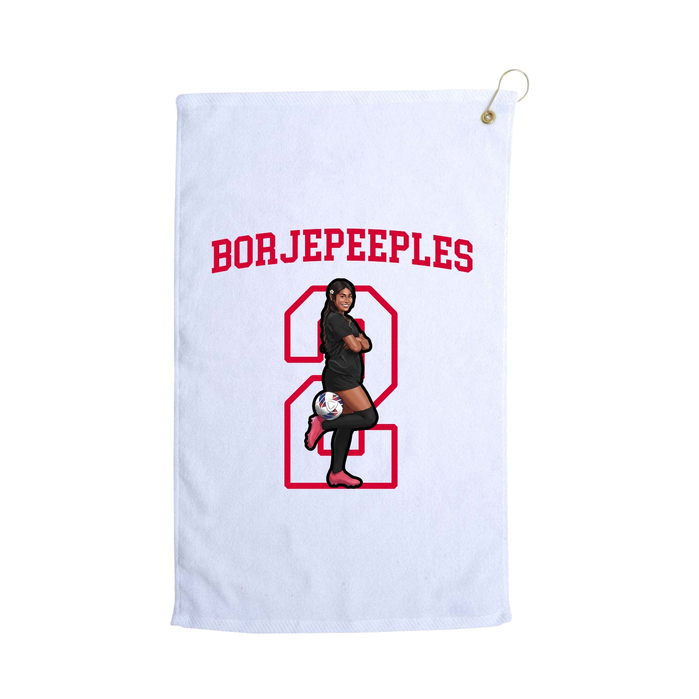 Golf Towel — Shirsey in White