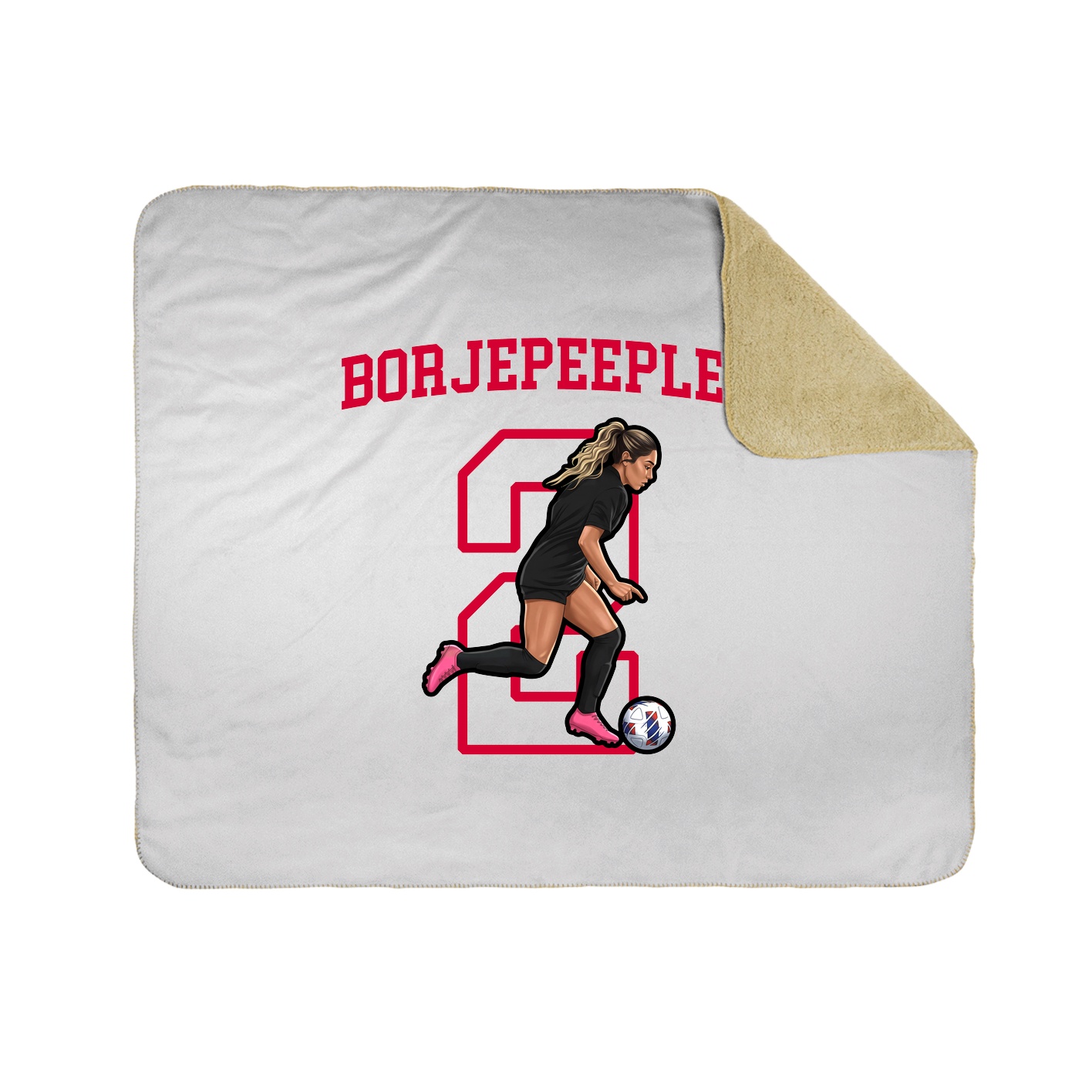 50x60 Sherpa Lined Throw Blanket
