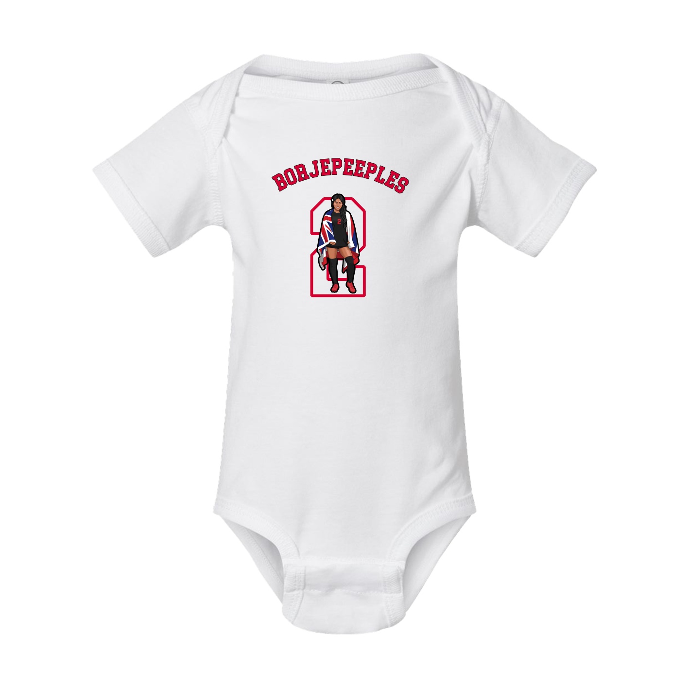 Baby Onesie — Shirsey Arch in White