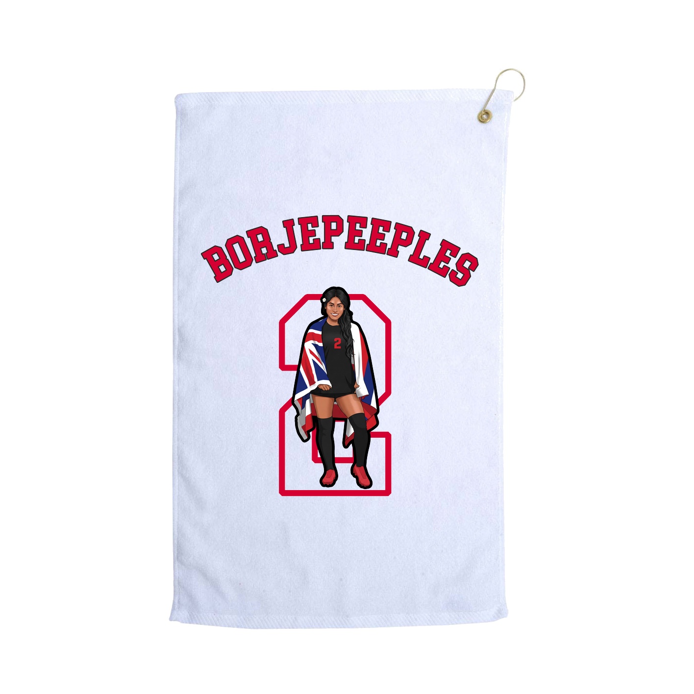 Golf Towel — Shirsey Arch in White