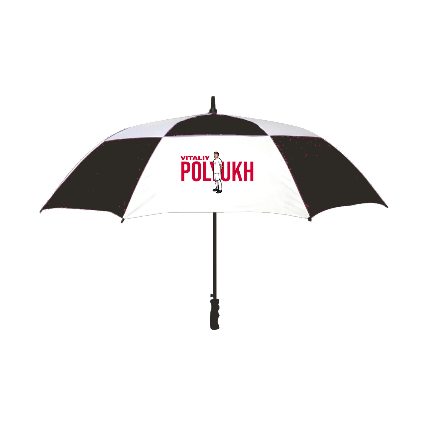 Golf Umbrella — Player Name in Black