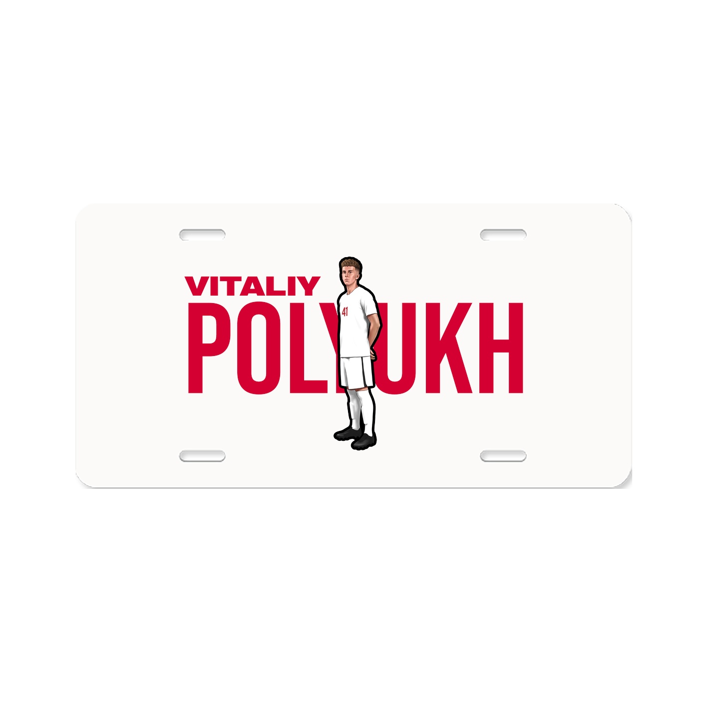 License Plate — Player Name in Classic