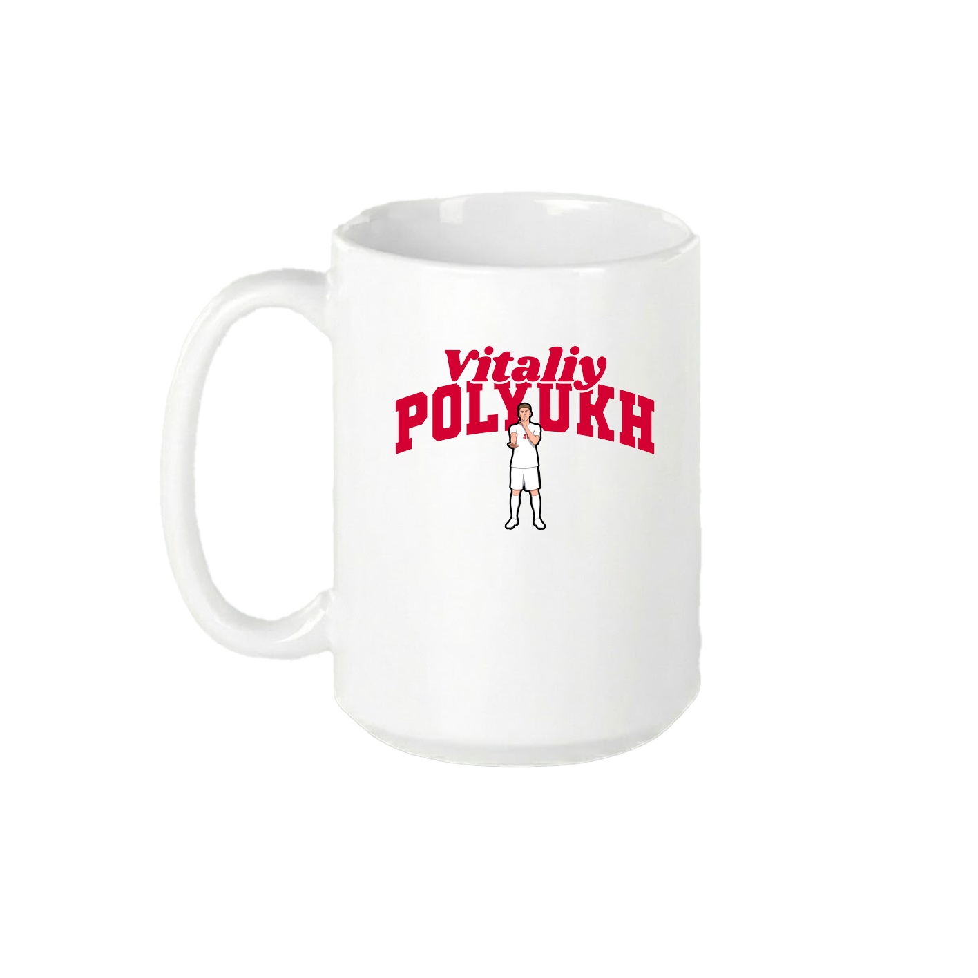 15oz Coffee Mug — Signature Arch in White