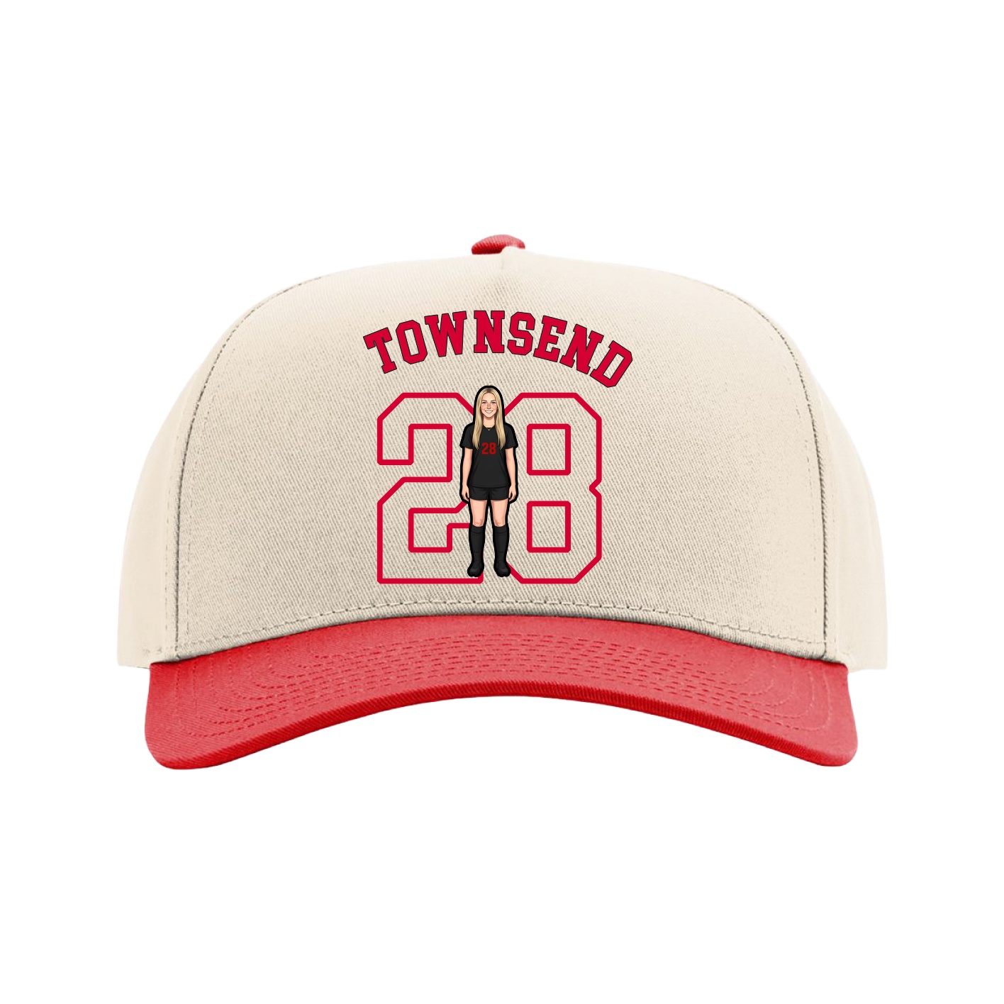 Full Fabric Five-Panel Champ Cap