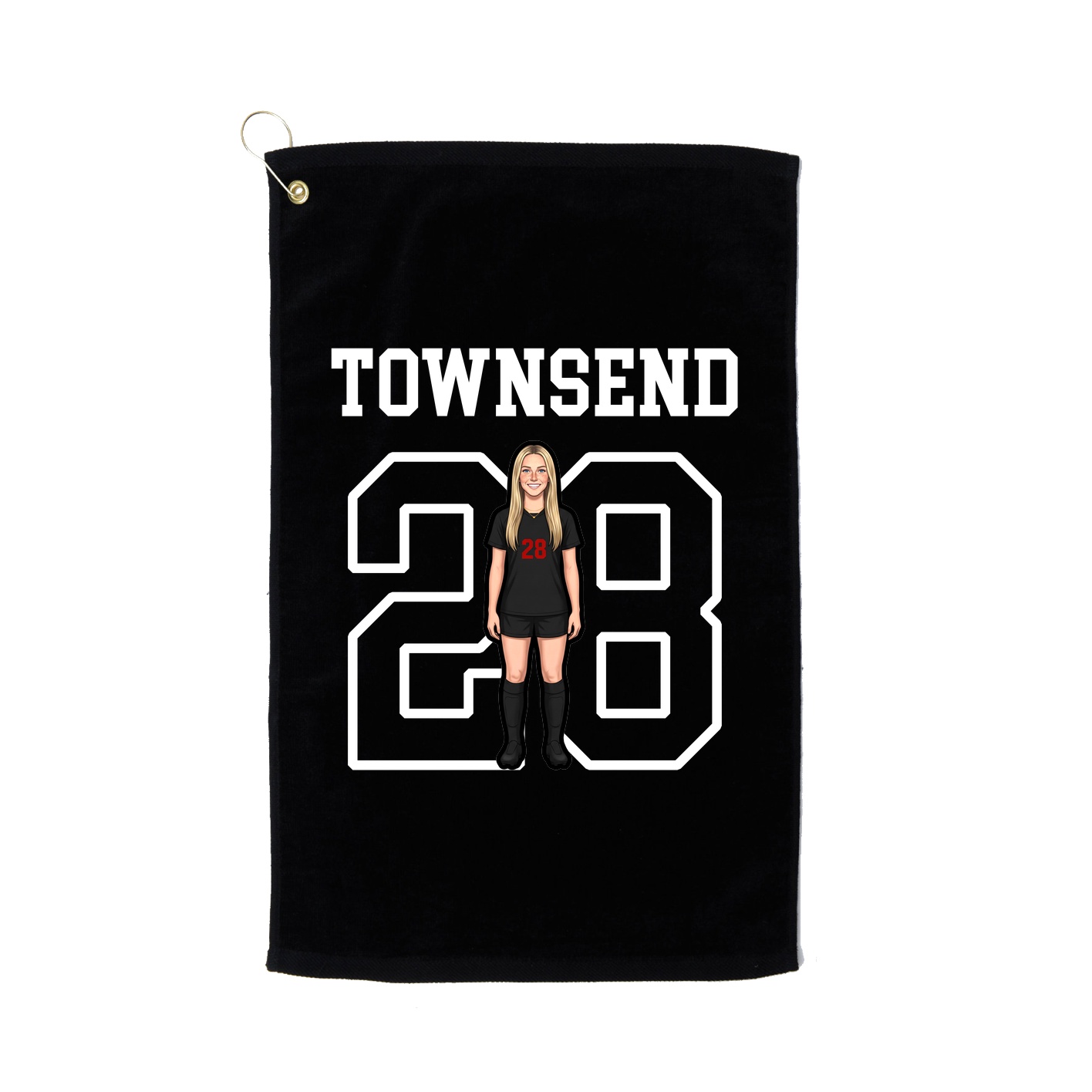 Golf Towel — Shirsey in Black
