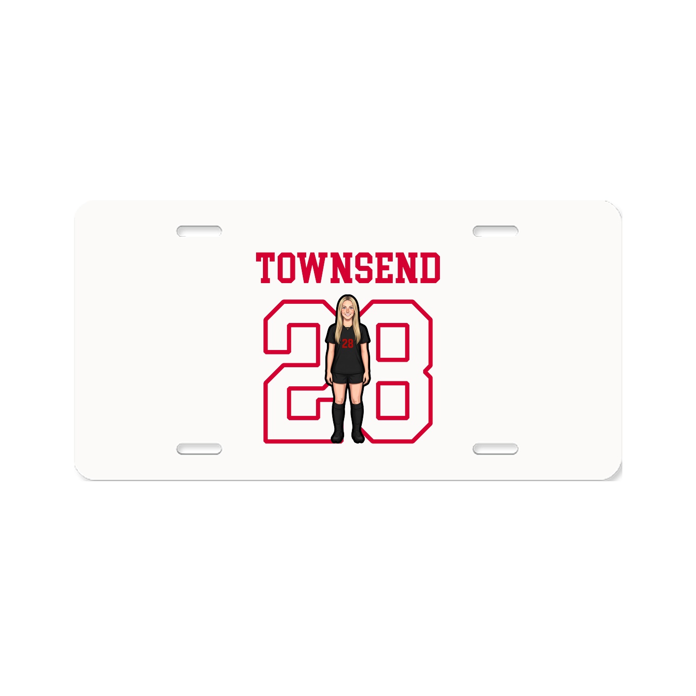 License Plate — Shirsey in Classic