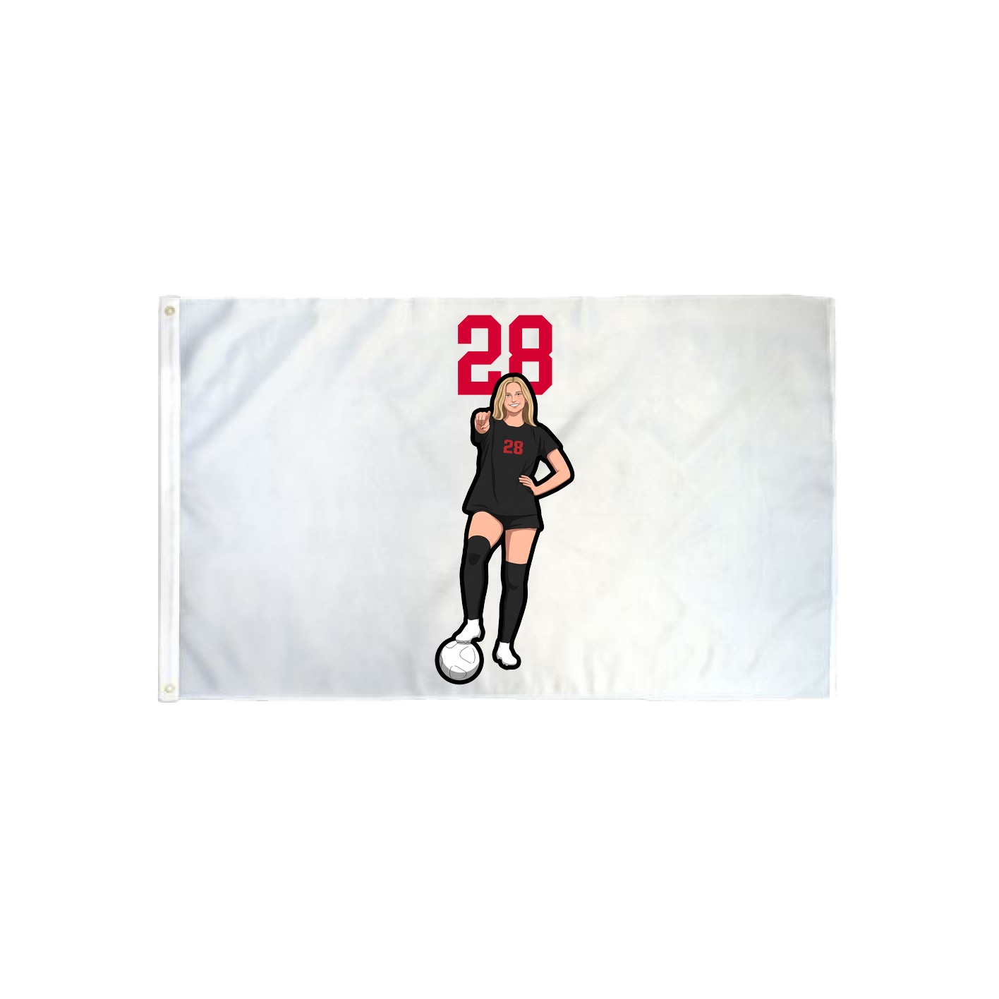 3x5 Flag — Number Top in Classic
