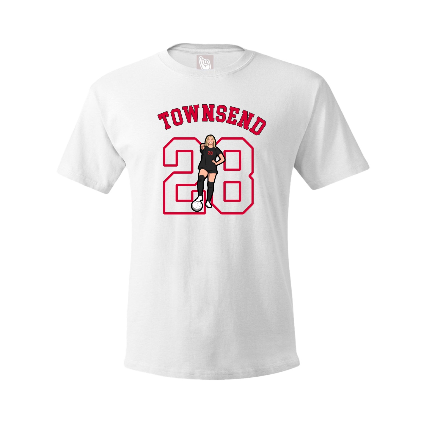 Tee — Shirsey Arch in White