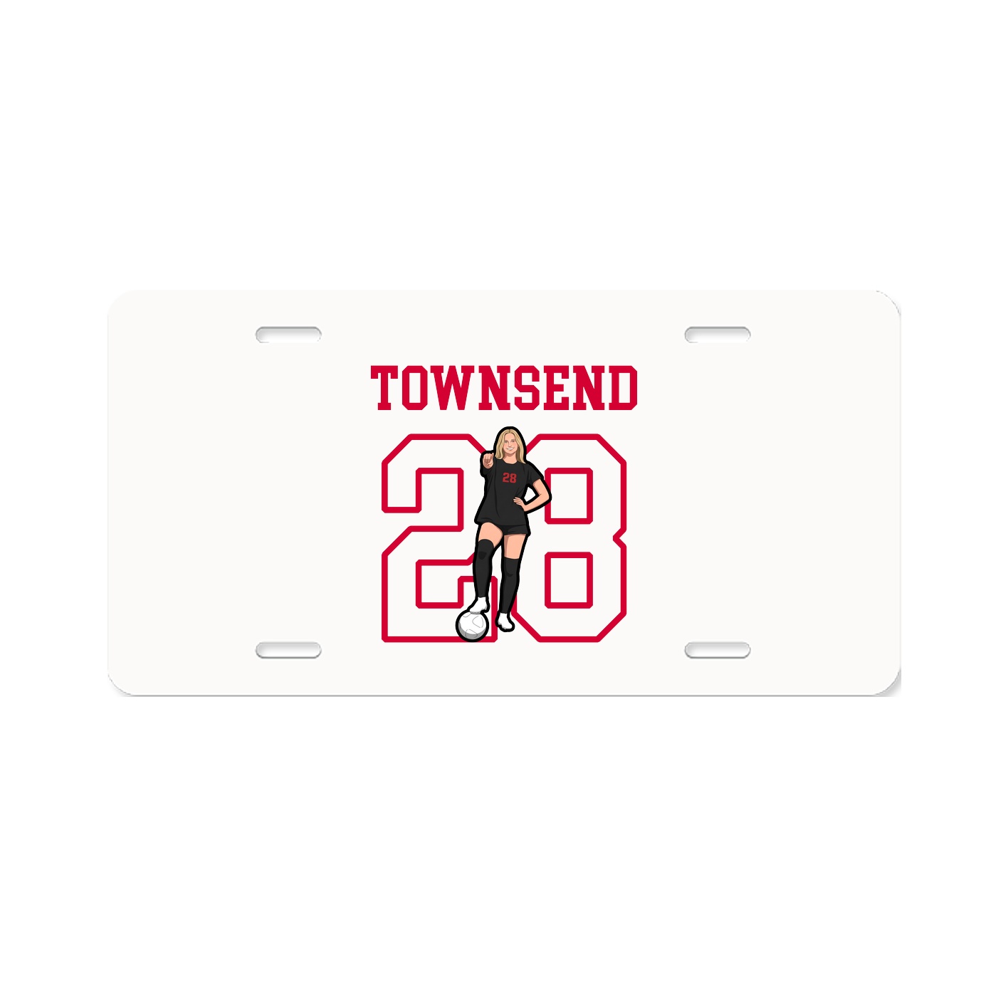 License Plate — Shirsey in Classic