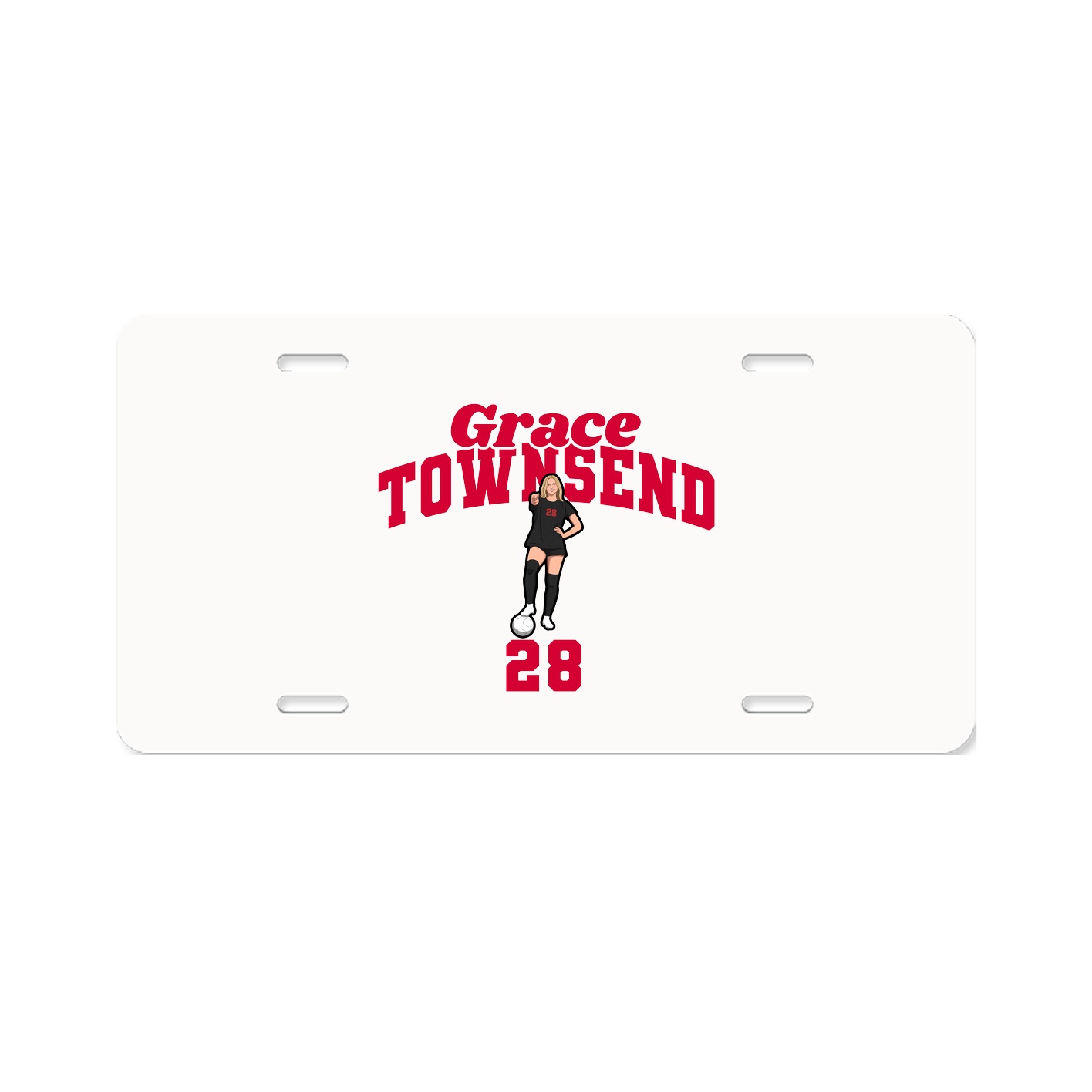 License Plate — Signature Arch in Classic