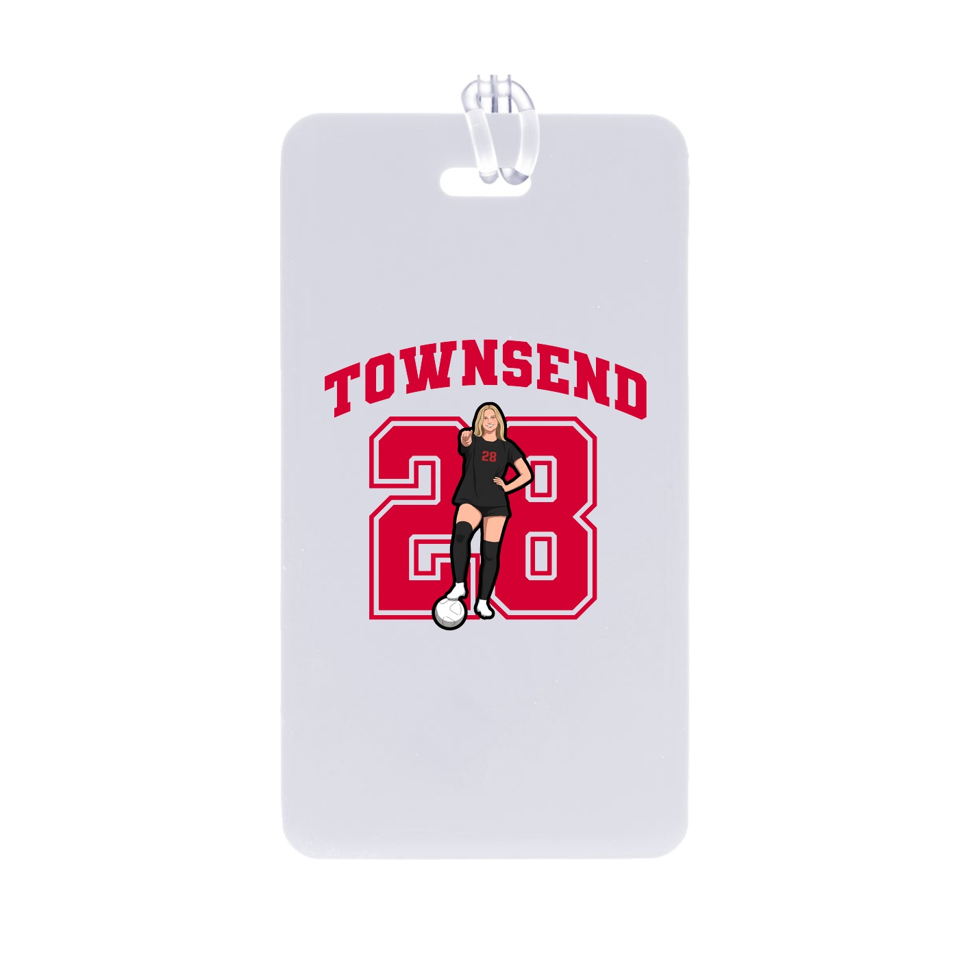 Bag Tag — Number in Classic