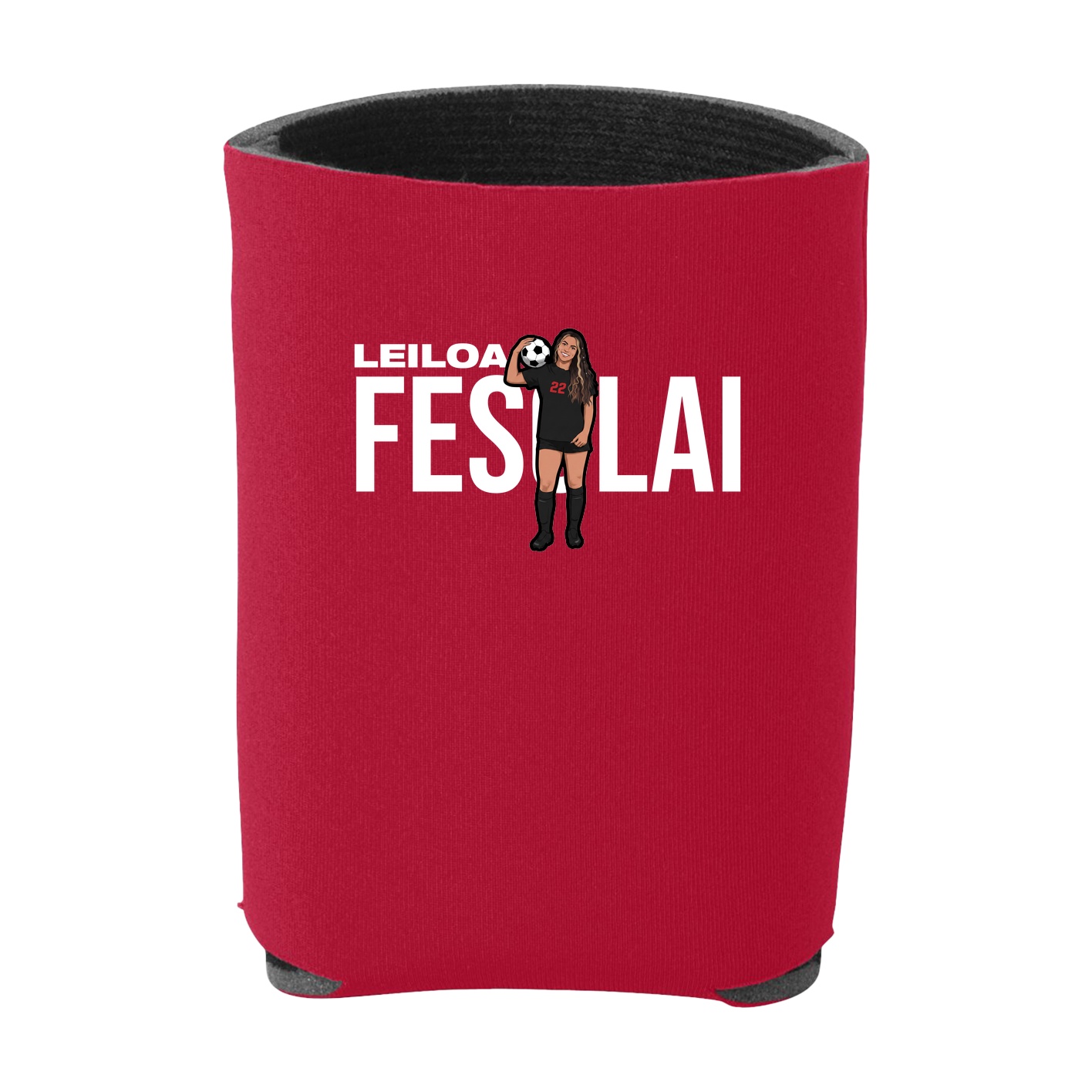 Can Holder — Player Name in Red