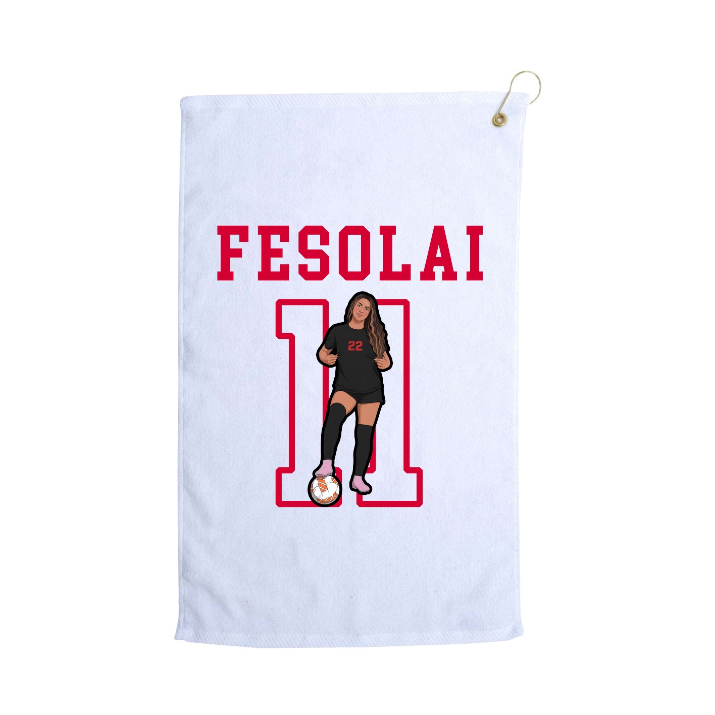 Golf Towel — Shirsey in White