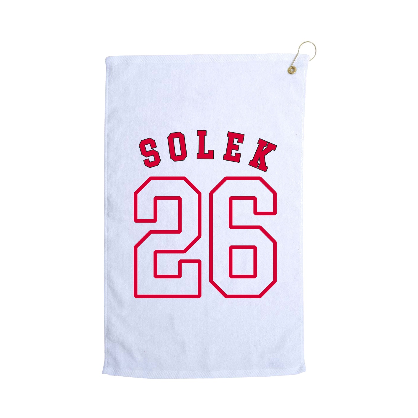 Golf Towel — Shirsey Arch in White