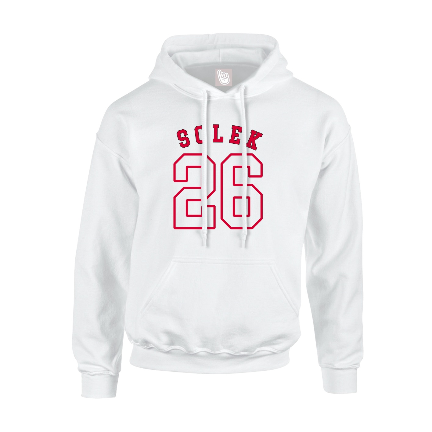 Hoodie — Shirsey Arch in White