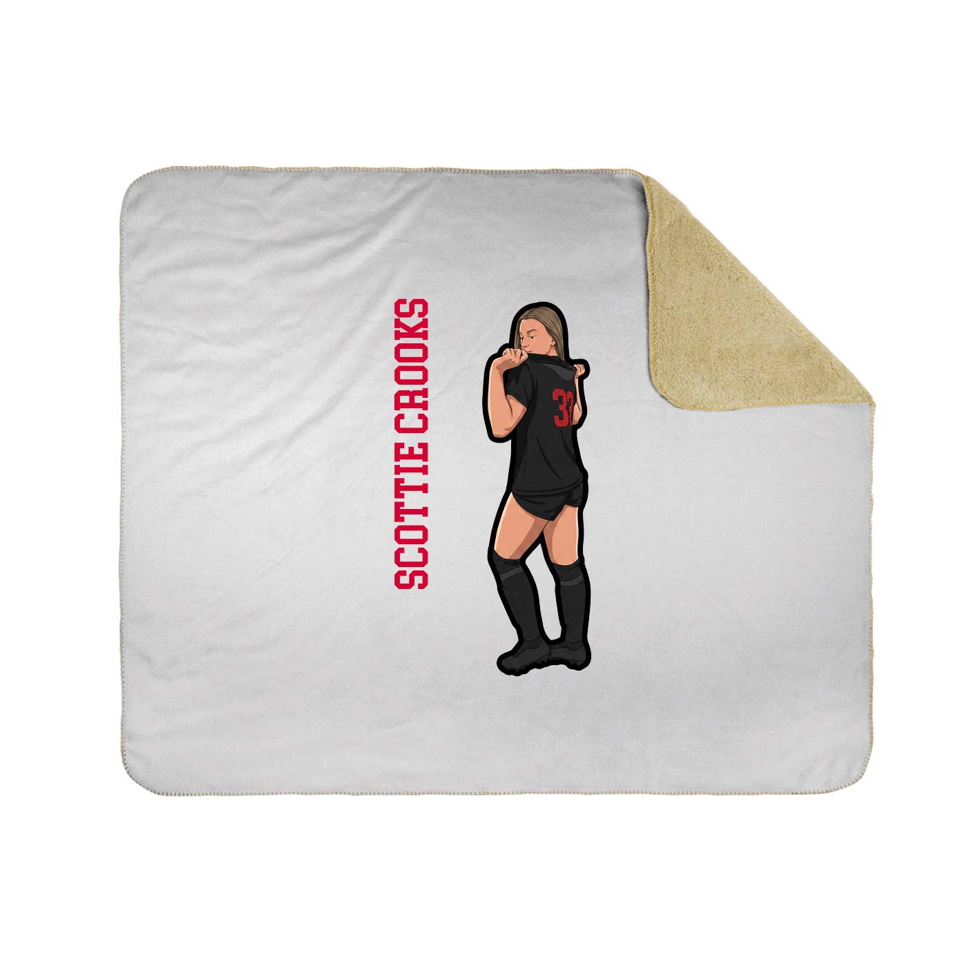 50x60 Sherpa Lined Throw Blanket