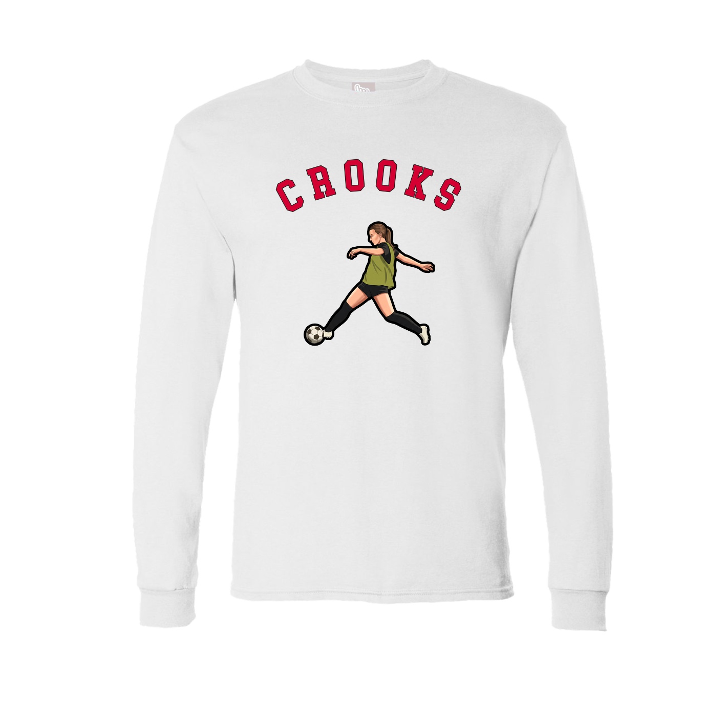 Long Sleeve Tee — Shirsey Arch in White