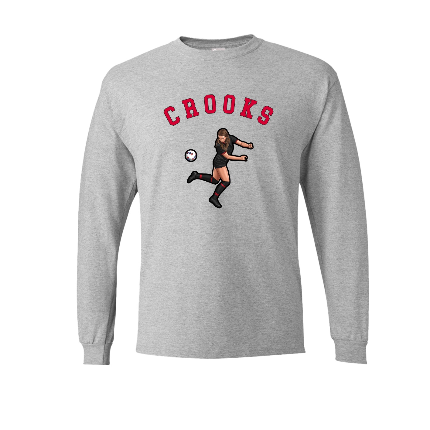 Long Sleeve Tee — Shirsey Arch in Grey