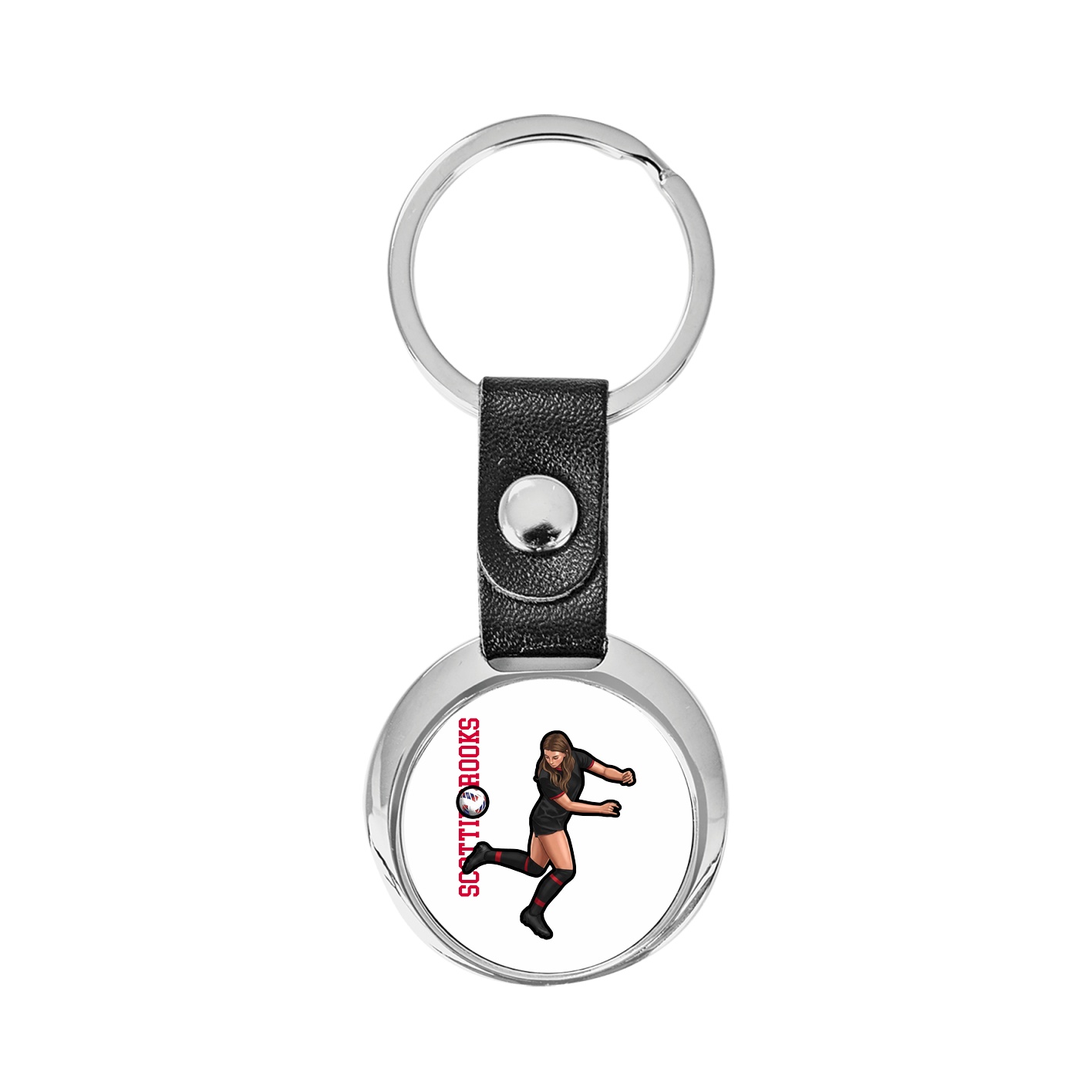 Key Chain — Name Vertical in Classic