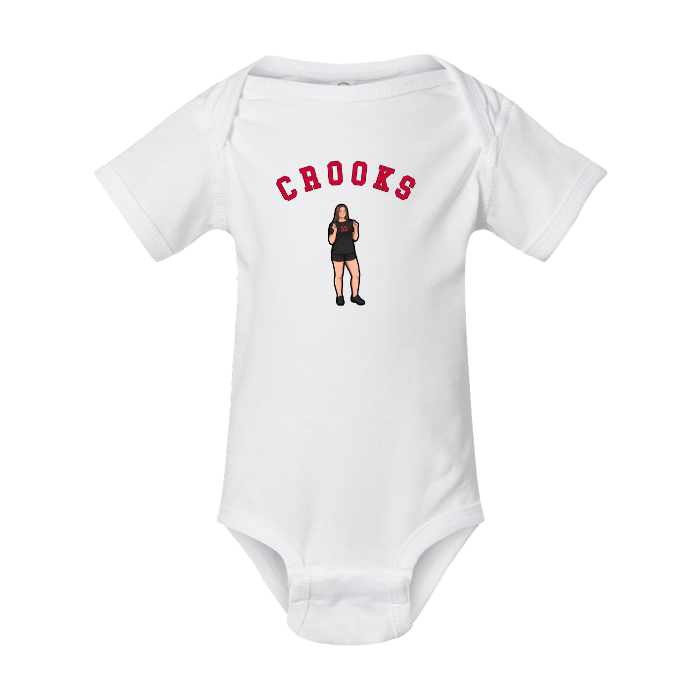Baby Onesie — Shirsey Arch in White