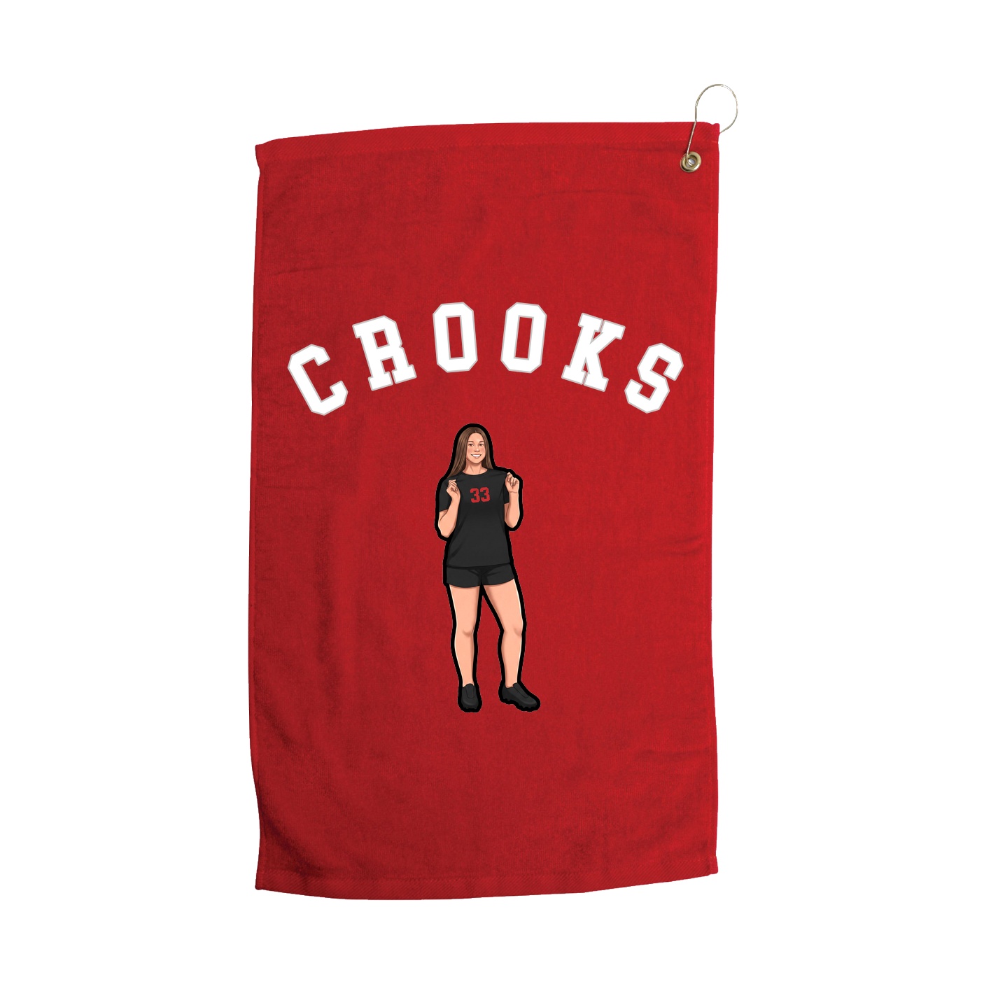 Golf Towel — Shirsey Arch in Red