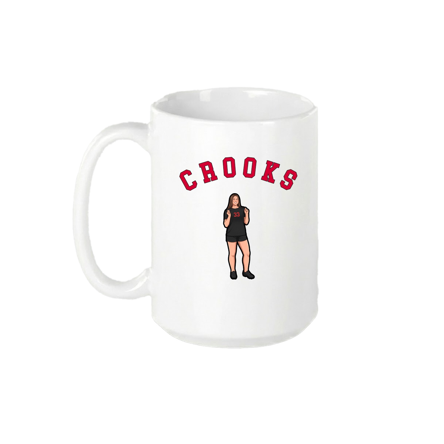 15oz Coffee Mug — Shirsey Arch in White