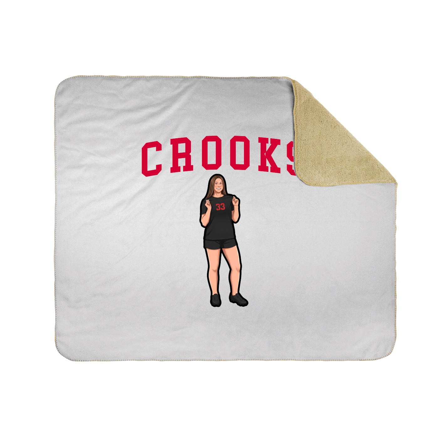 Throw Blanket — Shirsey in White