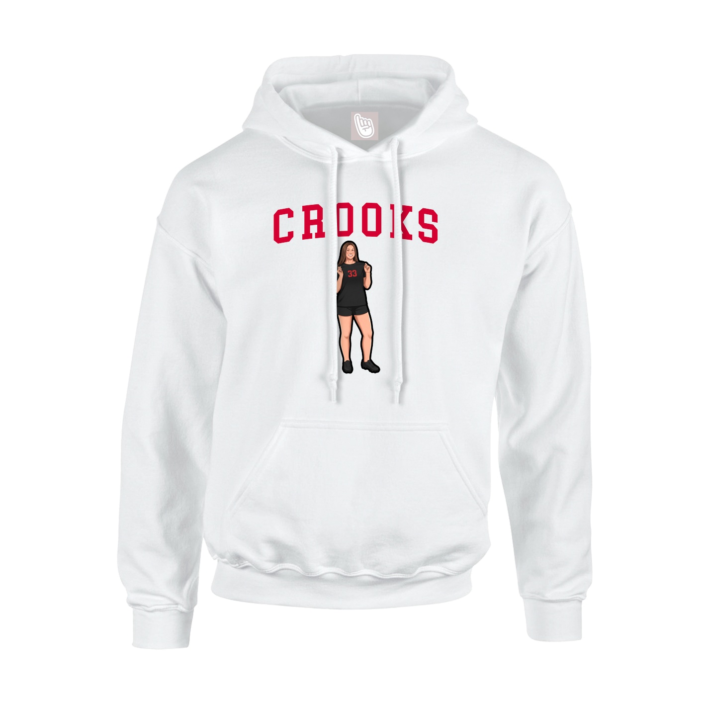 Youth Hoodie — Shirsey in White