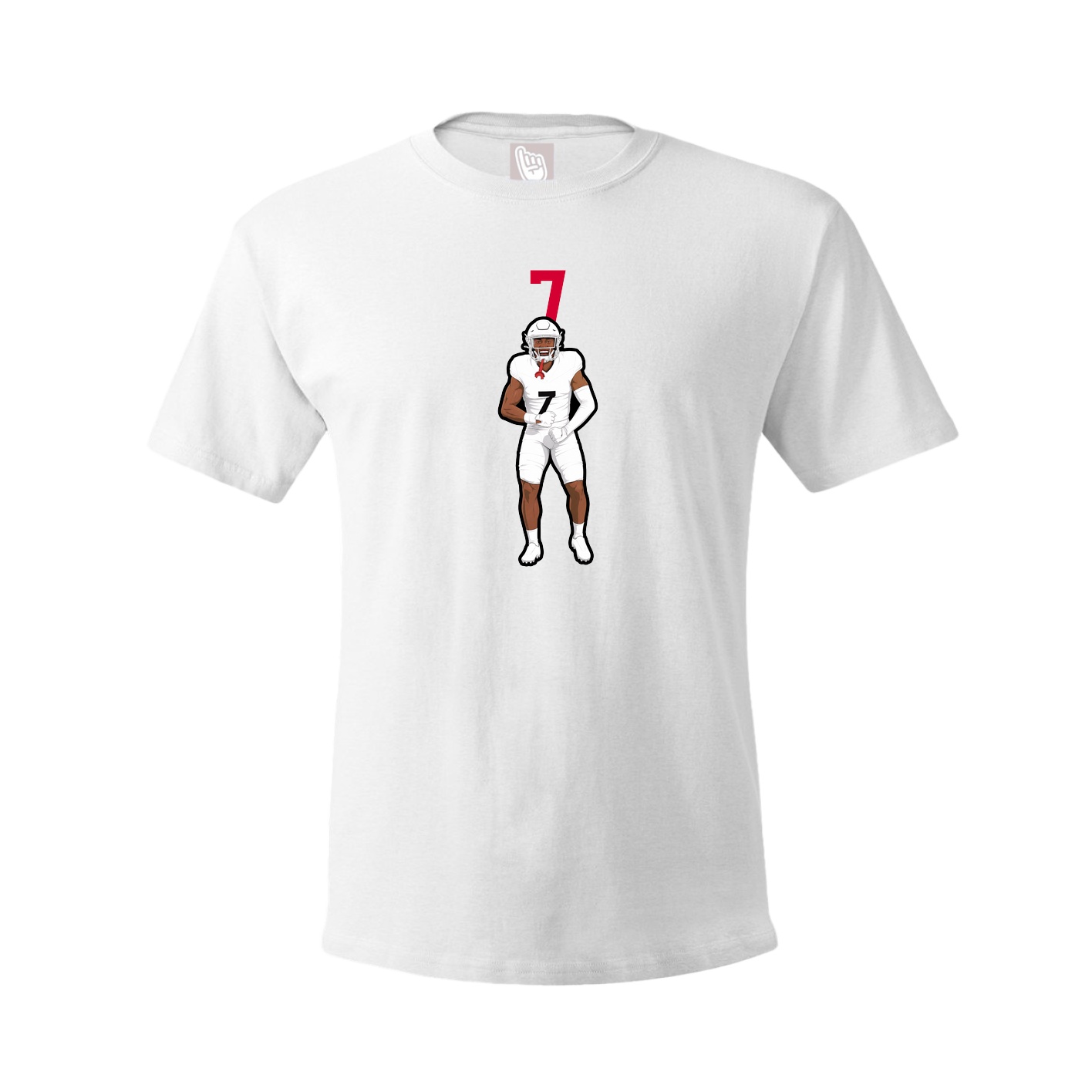 Tee — Number Top in White