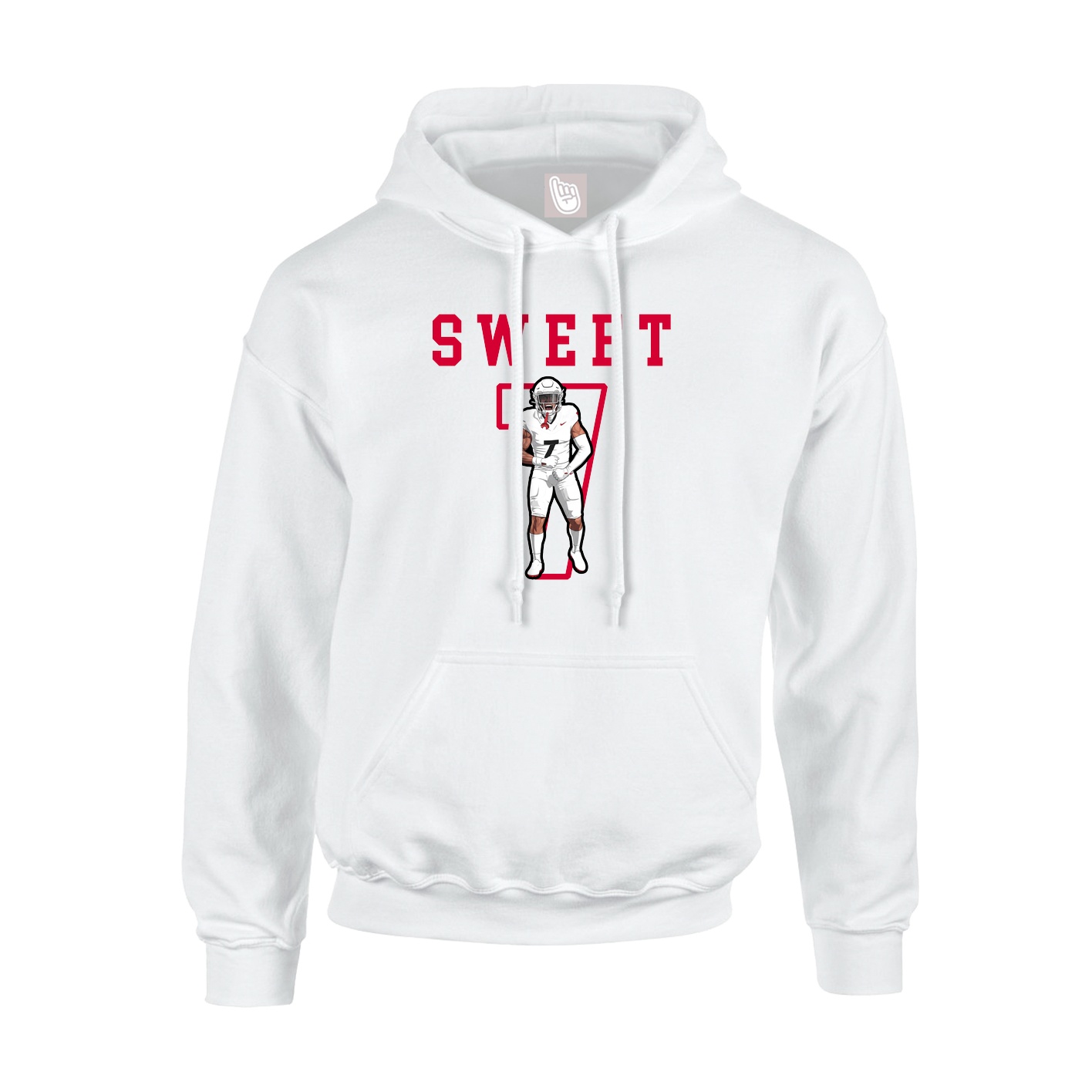 Hoodie — Shirsey in White