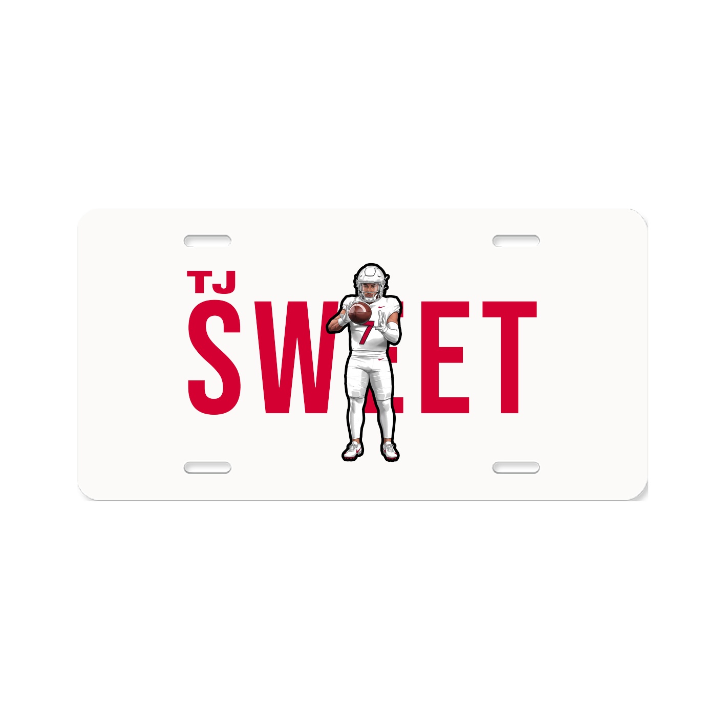 License Plate — Player Name in Classic