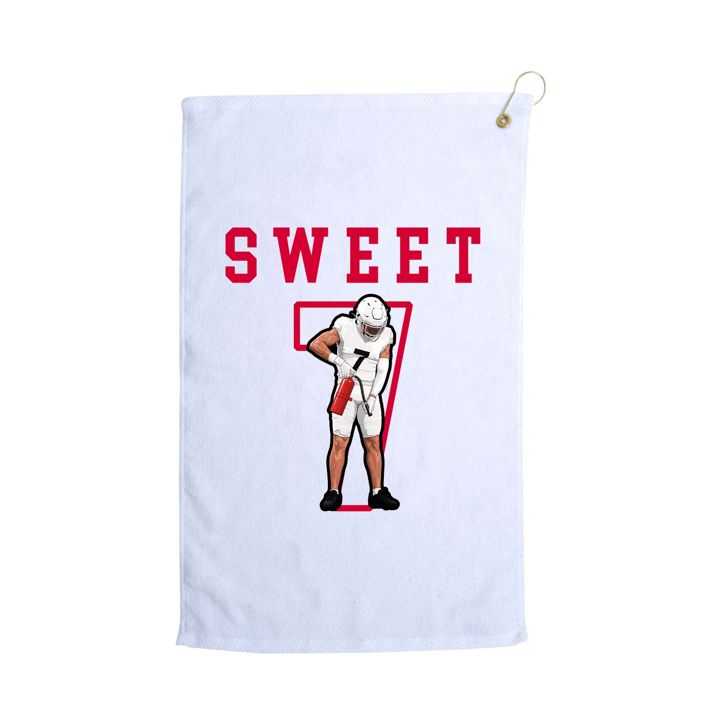 Golf Towel — Shirsey in White
