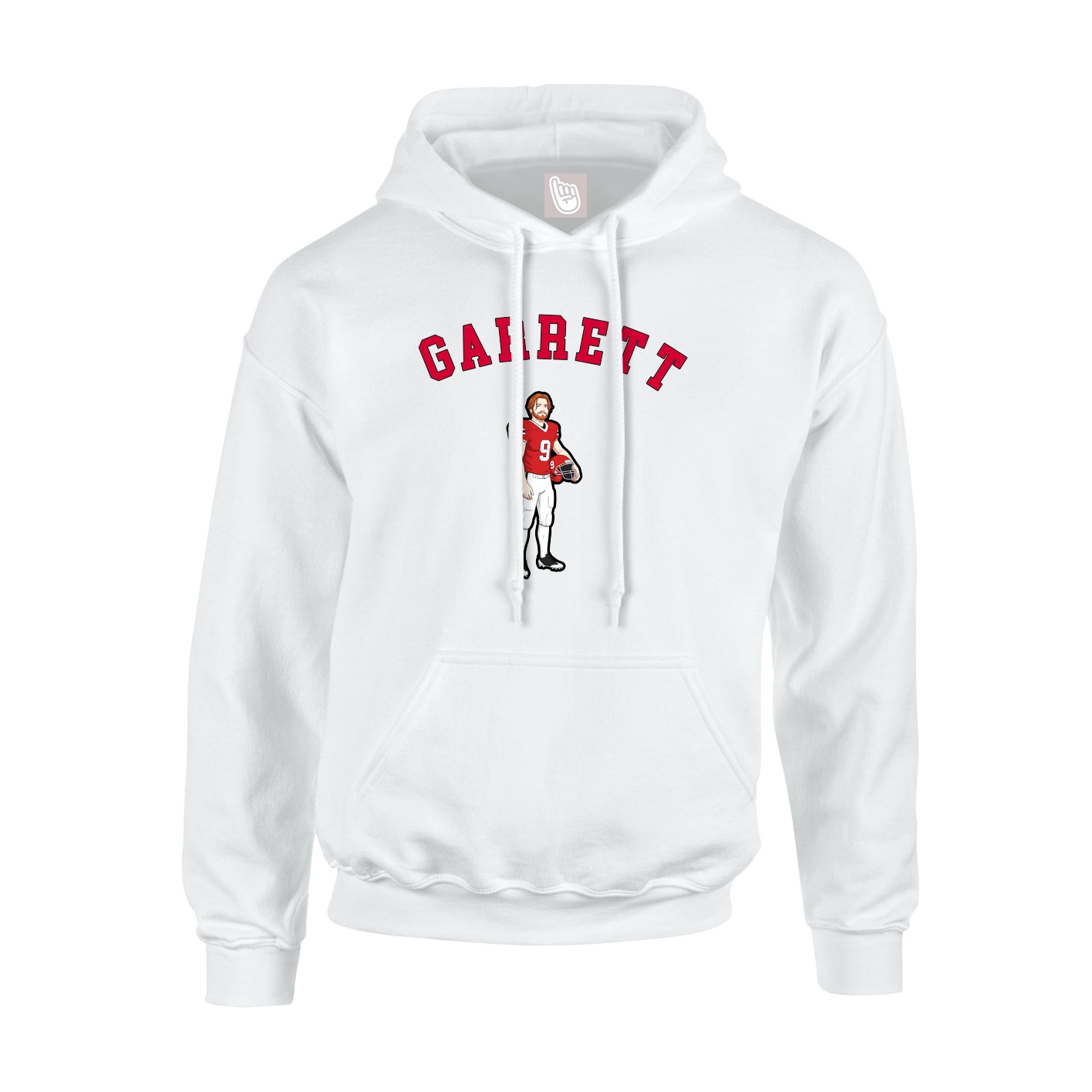 Hoodie — Shirsey Arch in White