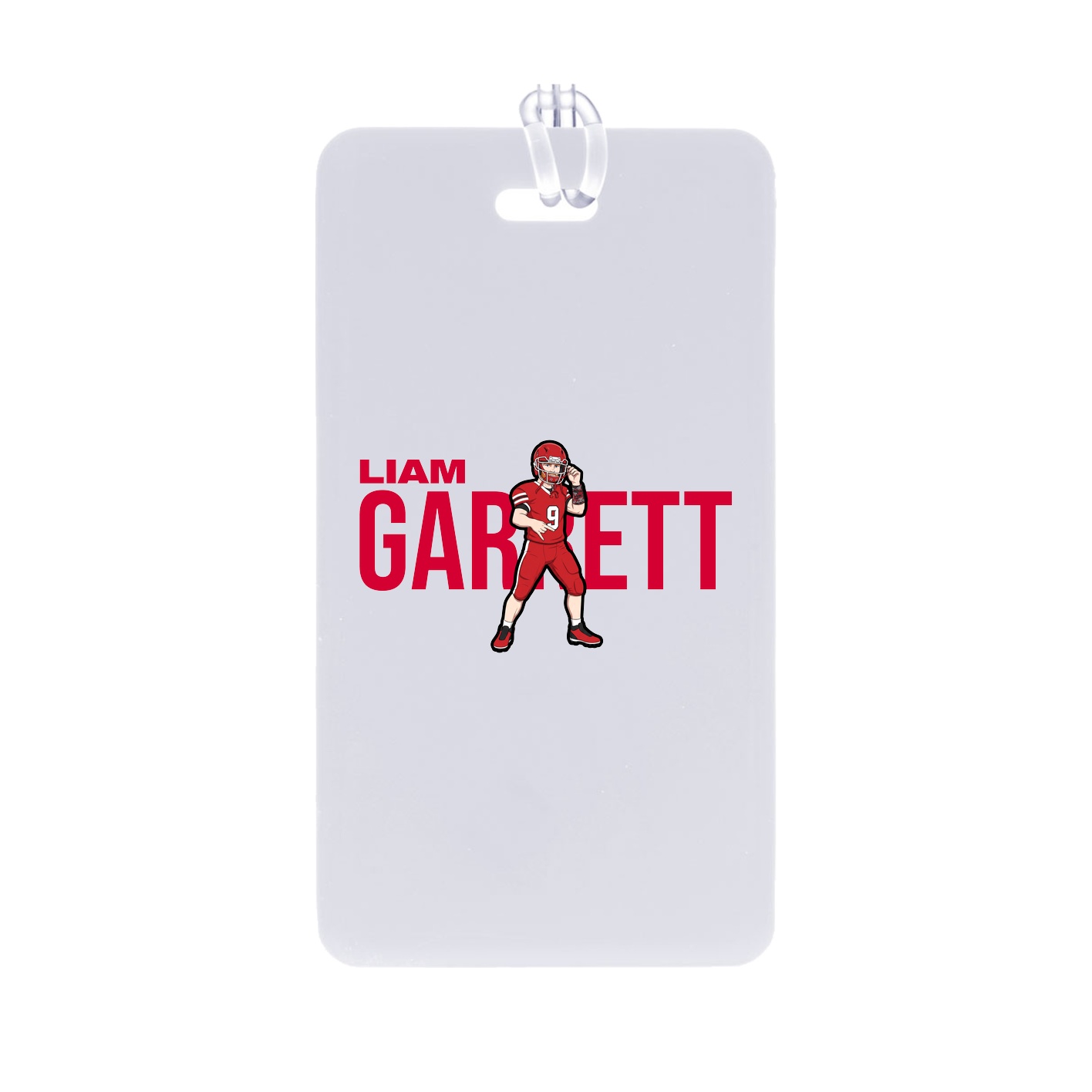 Bag Tag — Player Name in Classic