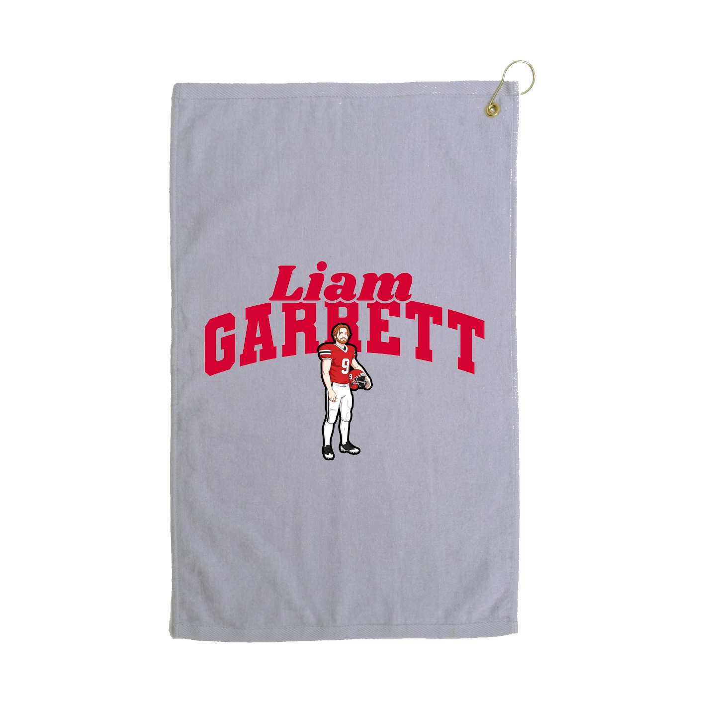 Golf Towel — Signature Arch in Grey