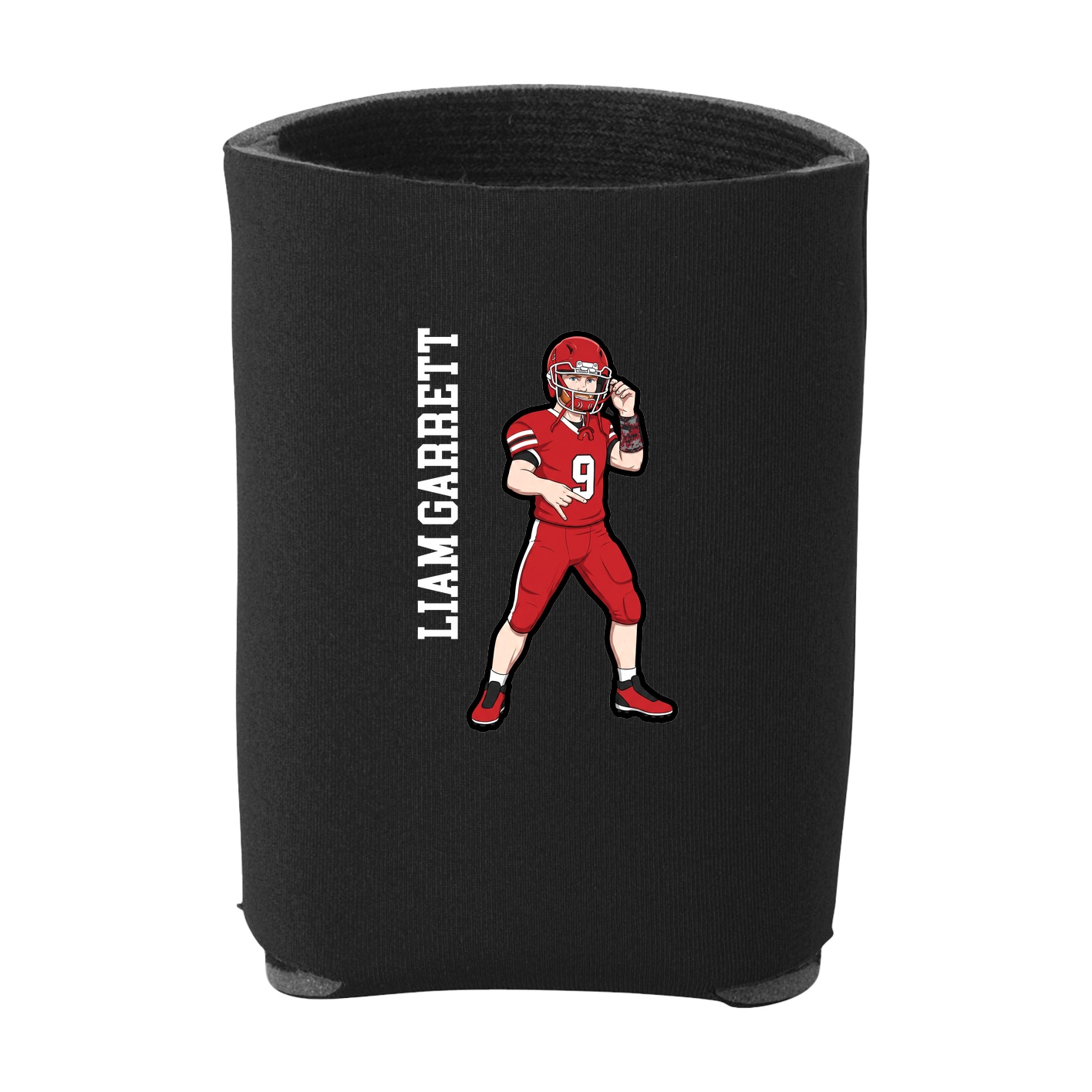 Can Holder — Name Vertical in Black