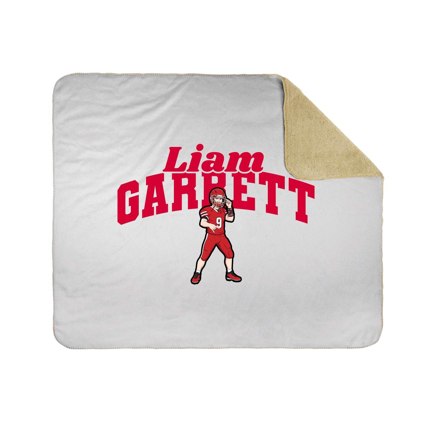 Throw Blanket — Signature Arch in White