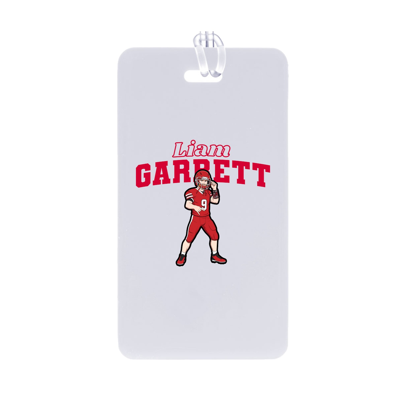 Bag Tag — Name Arch in Classic