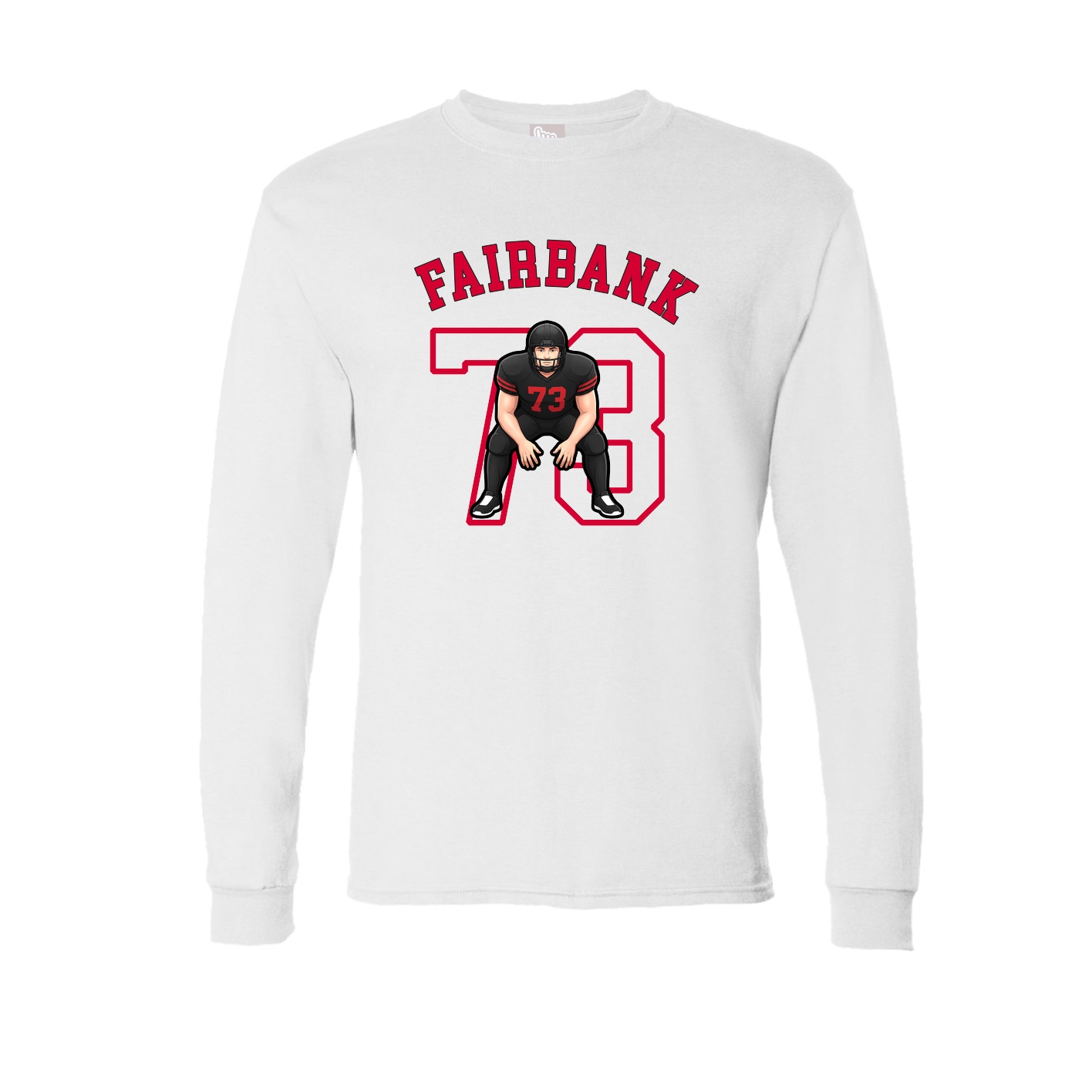 Long Sleeve Tee — Shirsey Arch in White