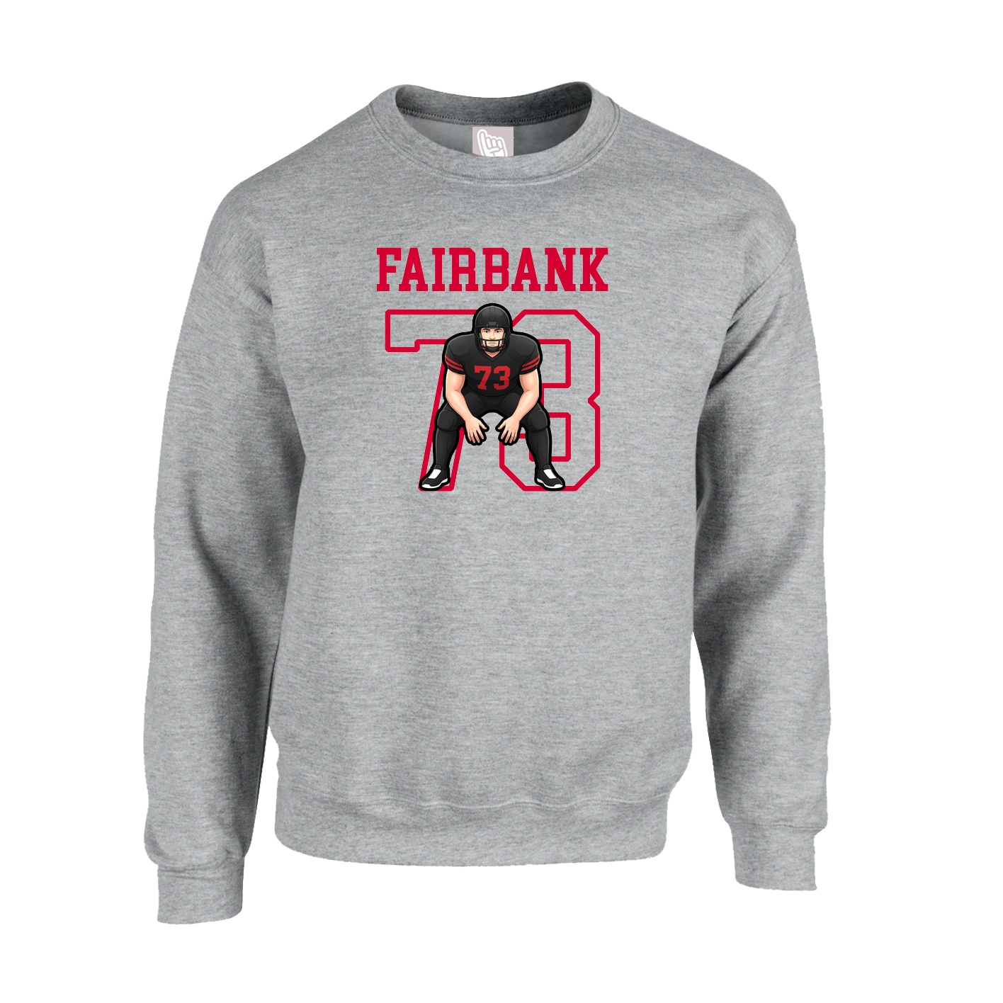 Fleece Crew — Shirsey in Grey