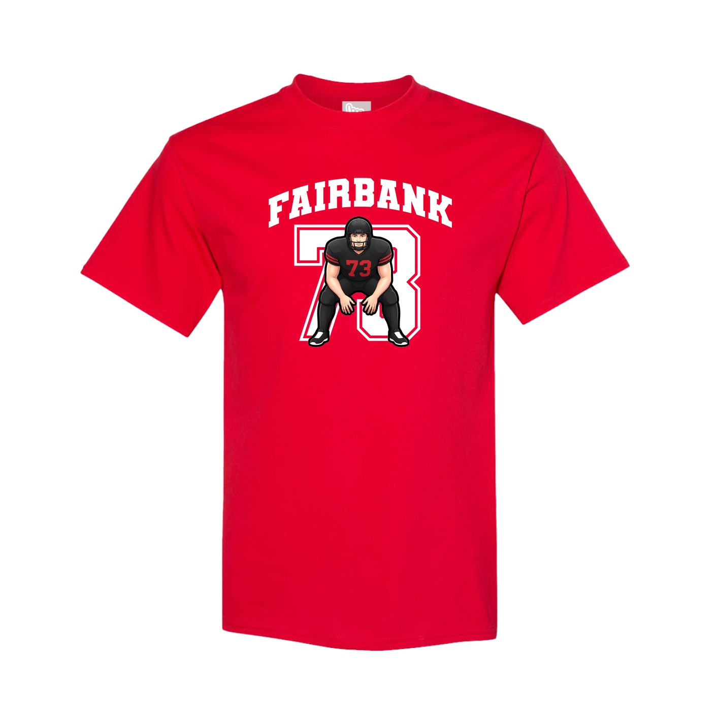 Youth Tee — Number in Red
