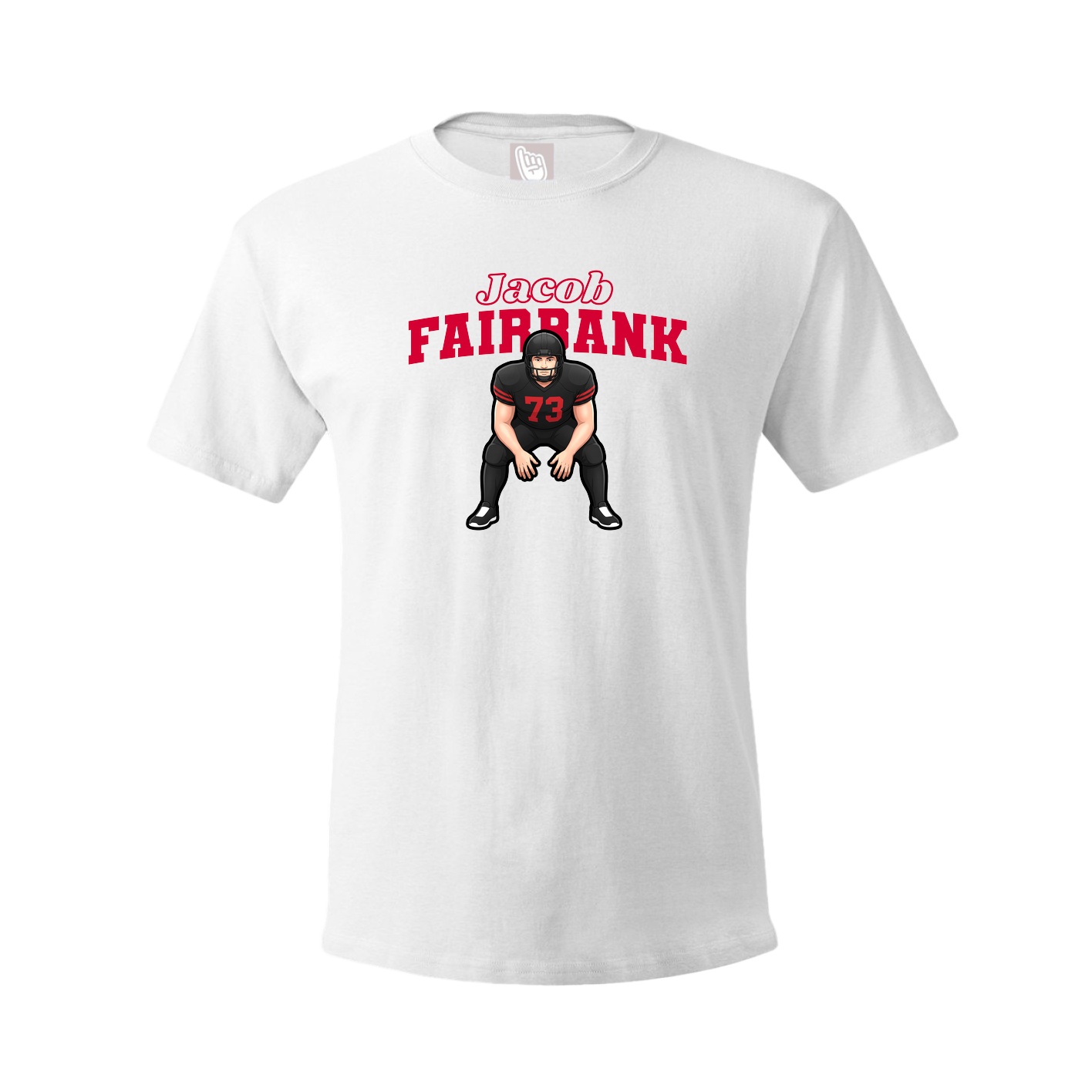 Tee — Name Arch in White
