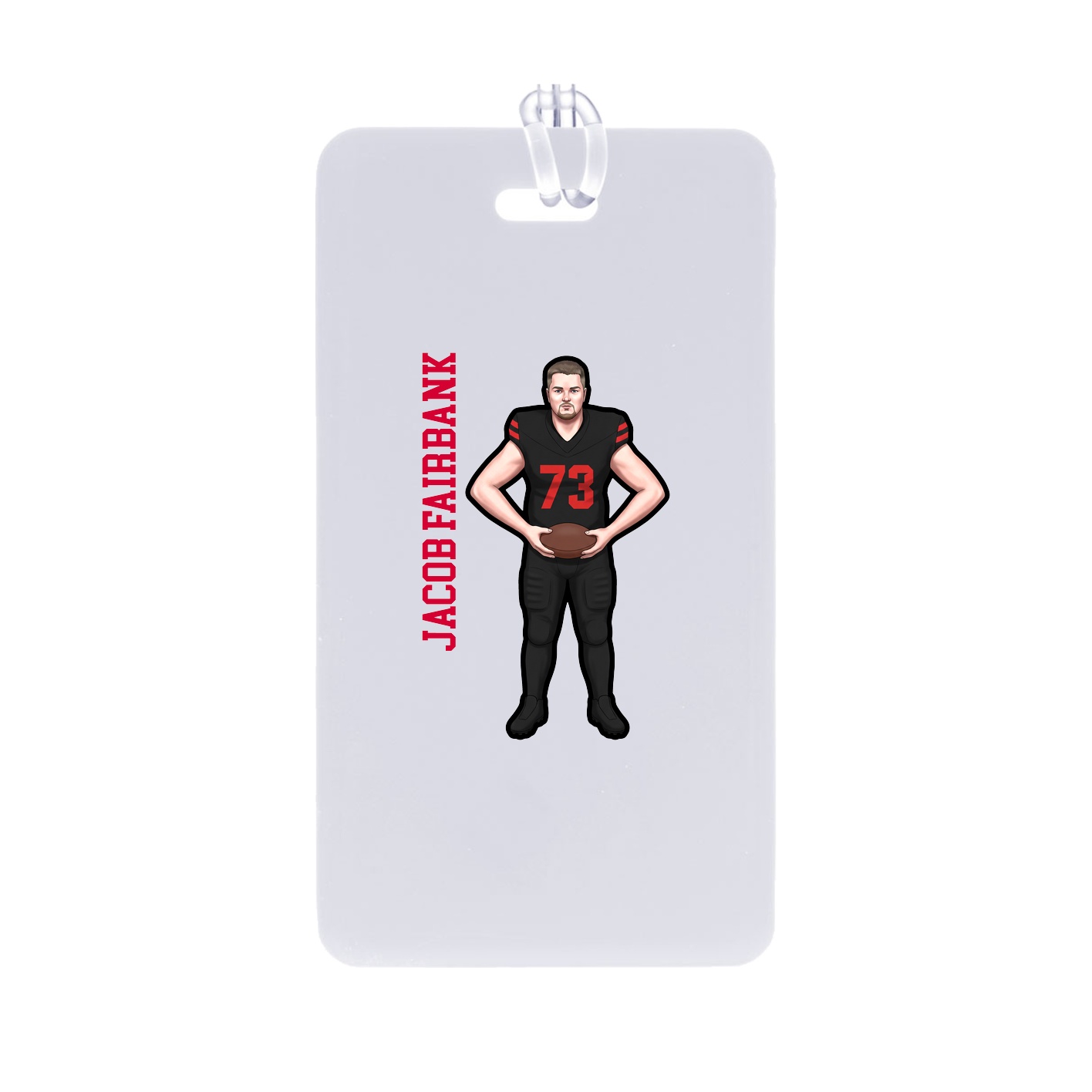Bag Tag — Name Vertical in Classic