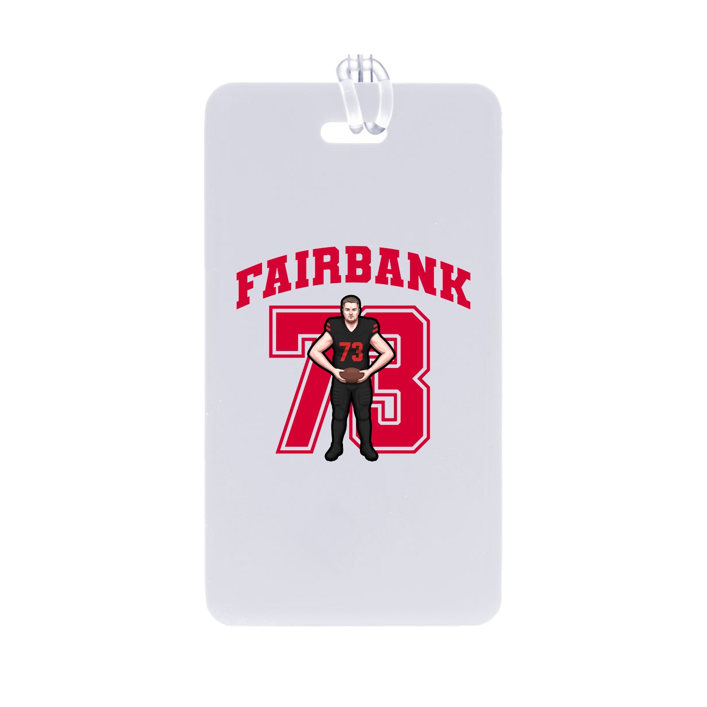 Bag Tag — Number in Classic