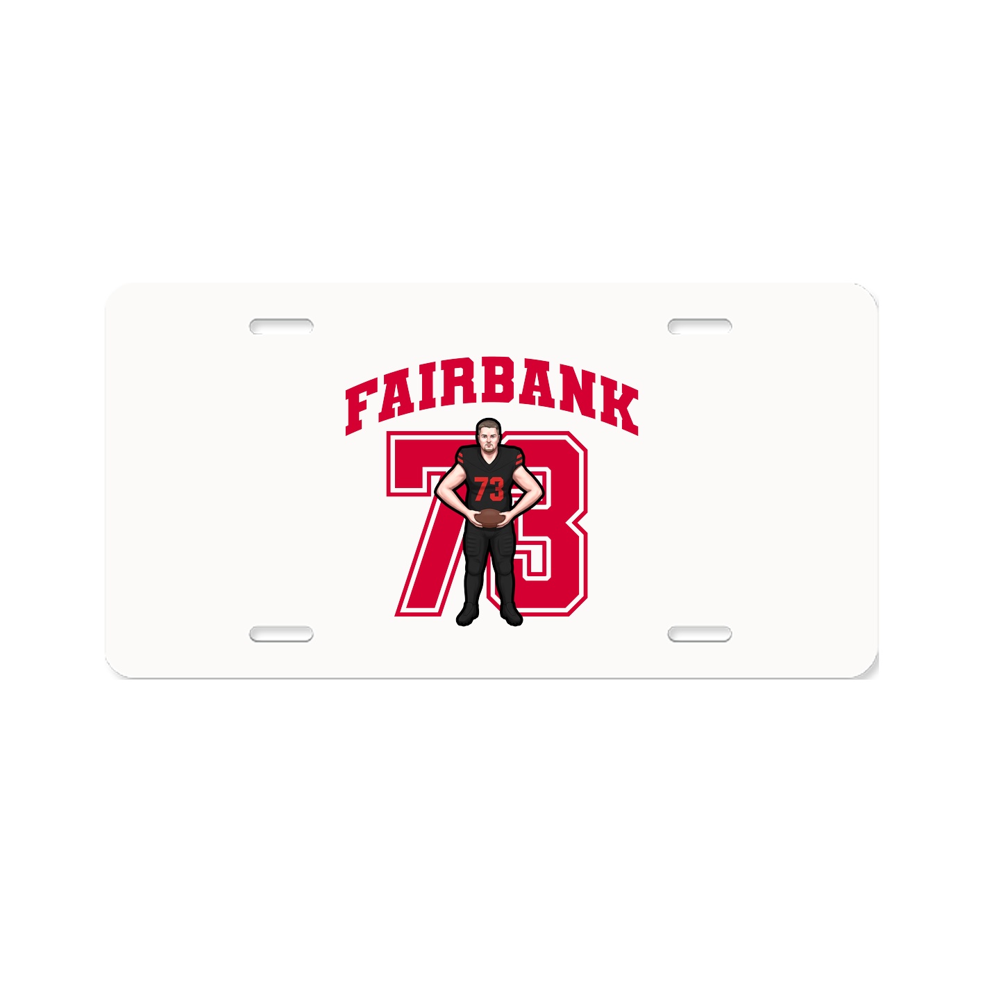 License Plate — Number in Classic