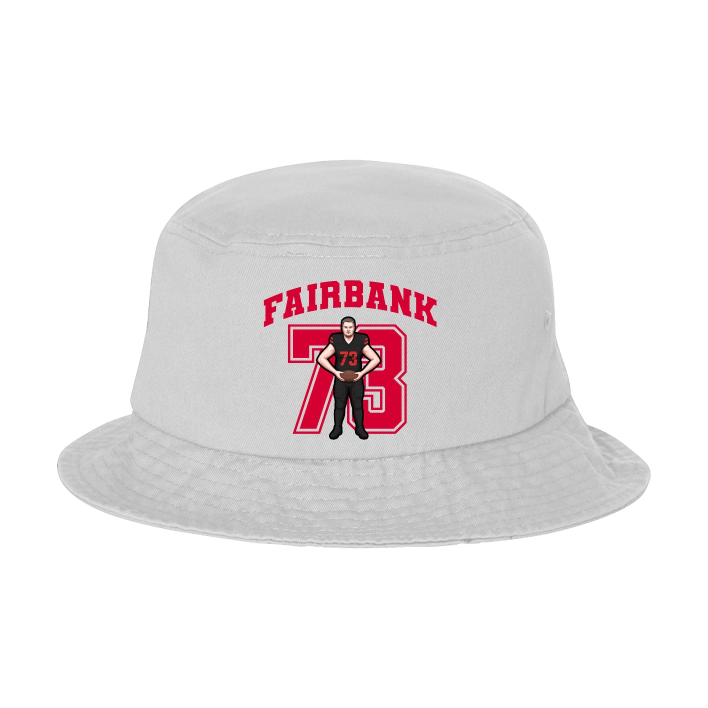 Bucket Cap — Number in White